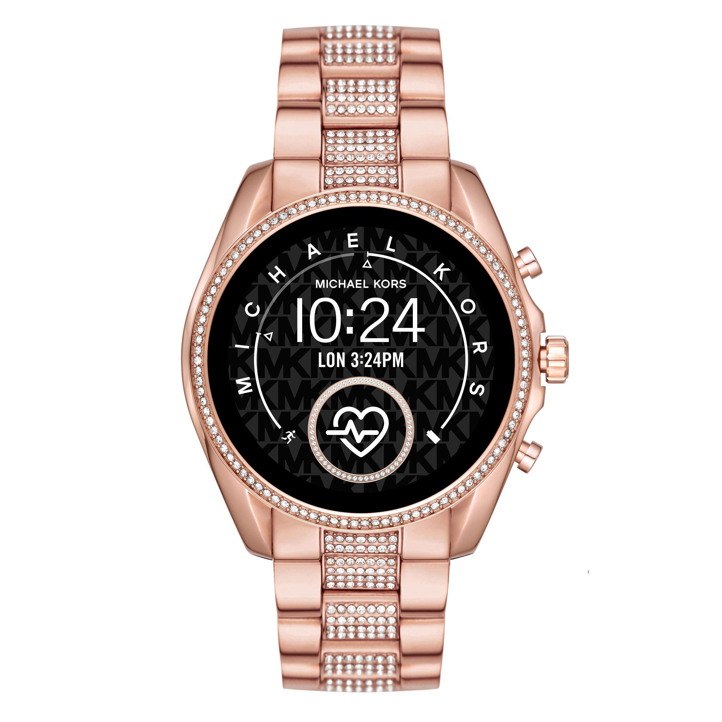 Michael kors touchscreen smartwatch deals rose gold