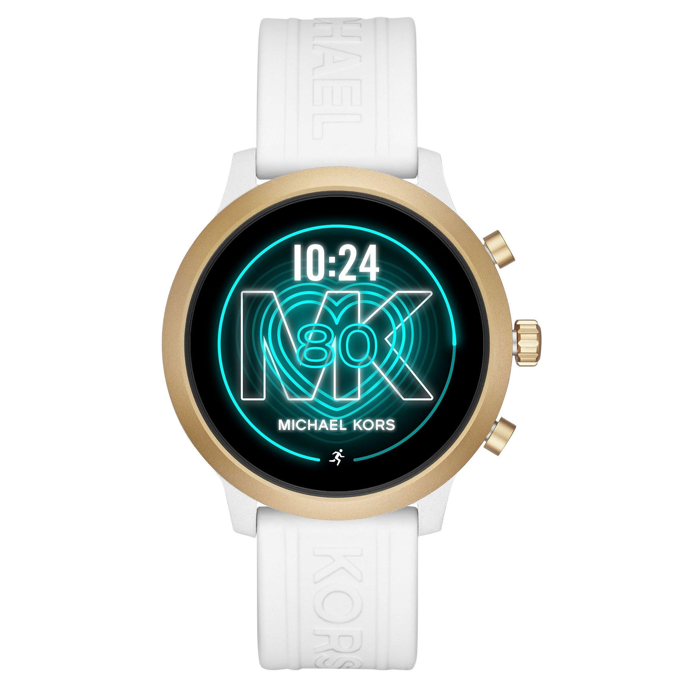 Michael kors smartwatch on sale black and gold