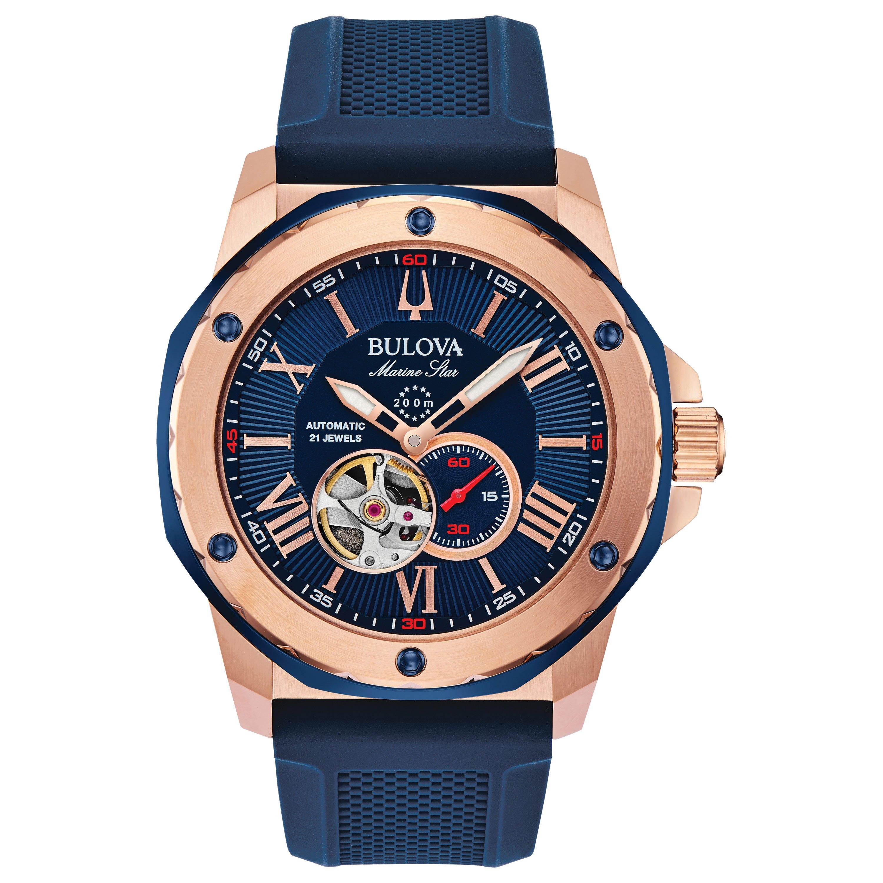 Bulova automatic rose gold sale