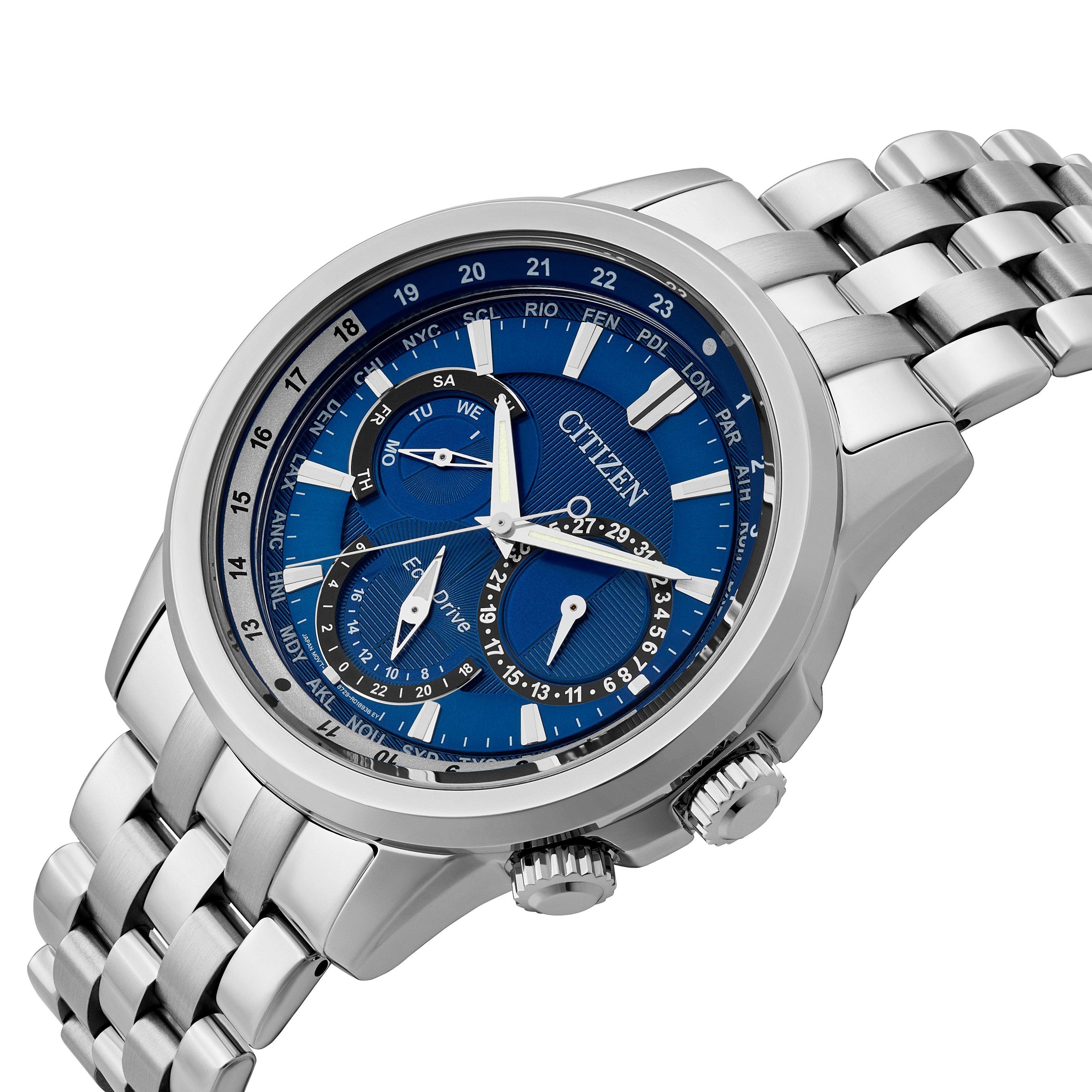 Citizen calendrier online blue