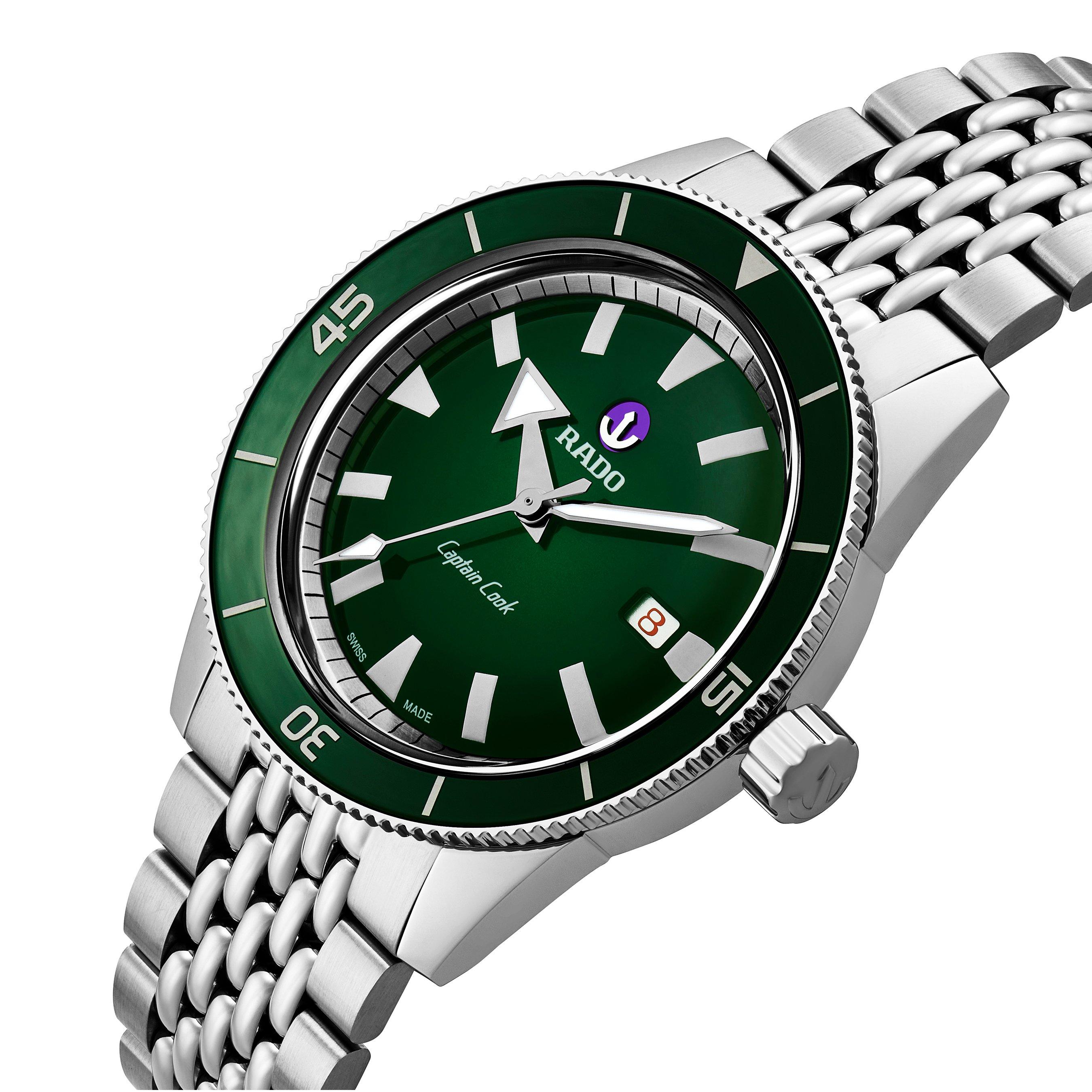 Cook watch. Часы Rado Captain Cook. Rado r32505205. Часы Rado Captain Cook Green. Rado Captain Cook Automatic.