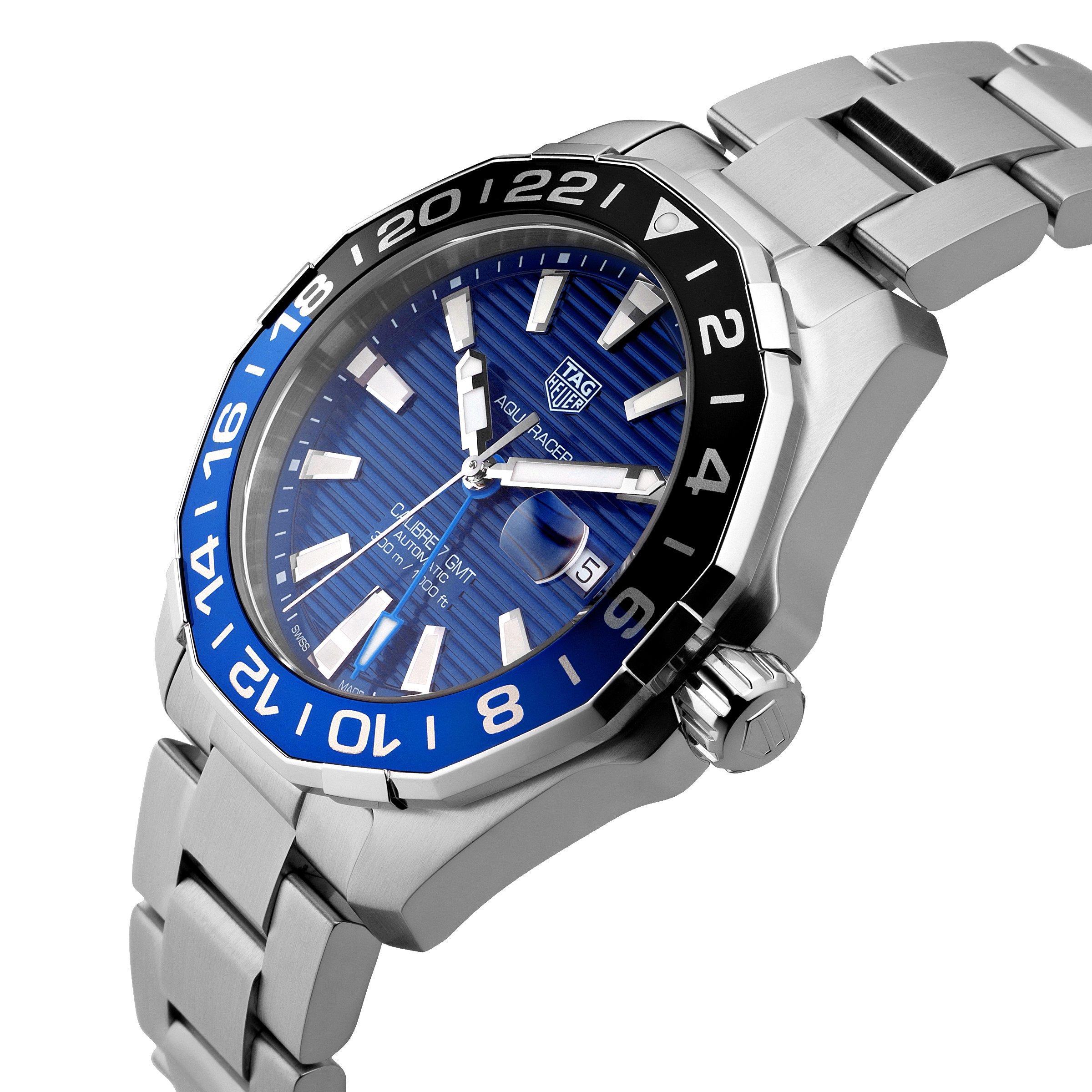 Tag Heuer Aquaracer Automatic Men S Watch Way201t Ba0927 43 Mm Blue Dial Beaverbrooks