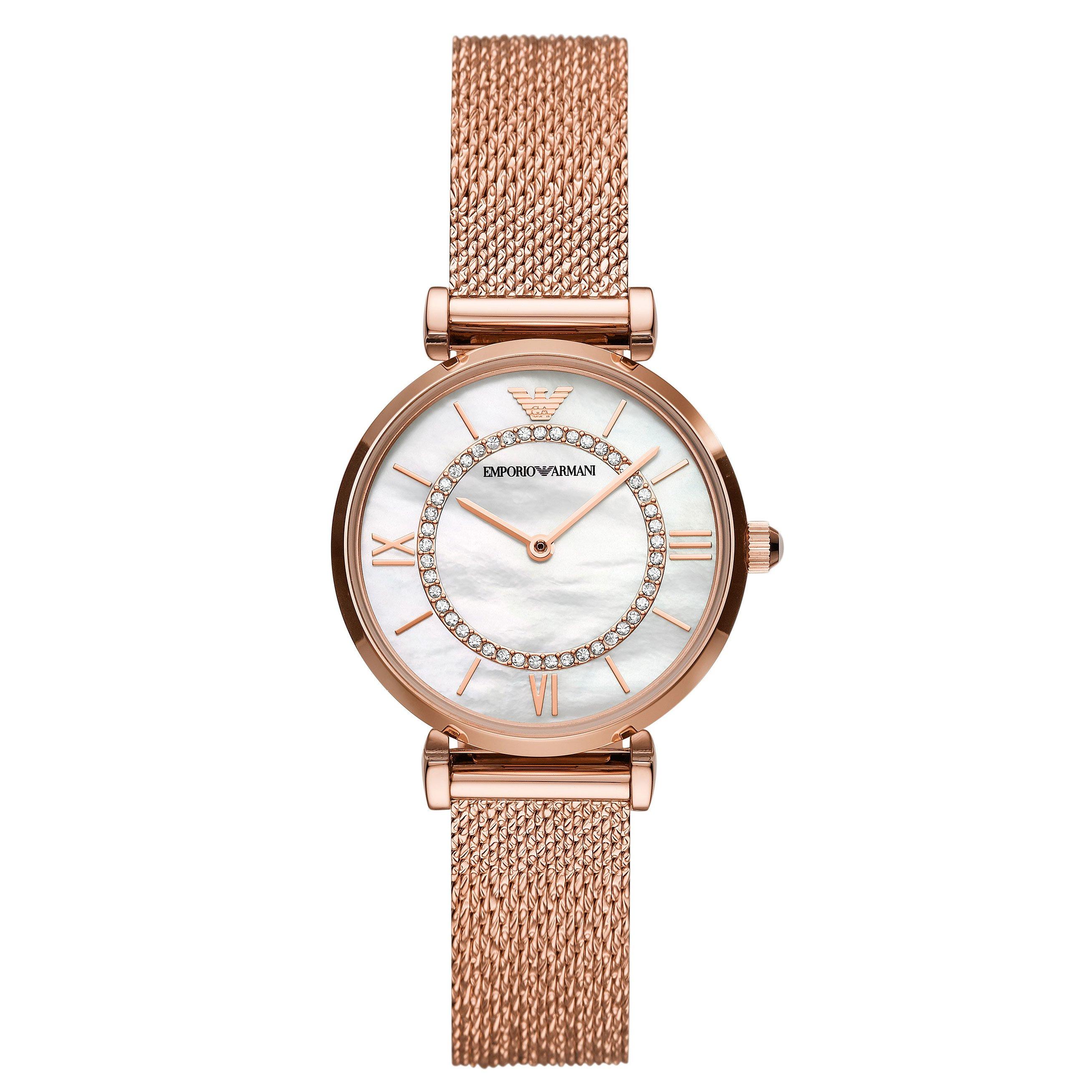 Emporio Armani Ladies Watch AR1908 | 32 mm, Mother of Pearl Dial ...
