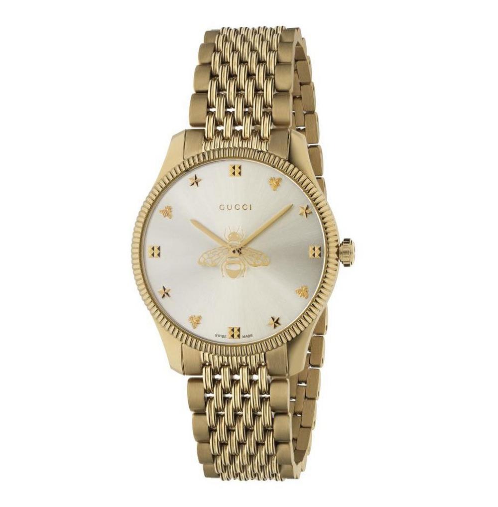 Gucci G-Timeless Gold PVD Ladies Watch