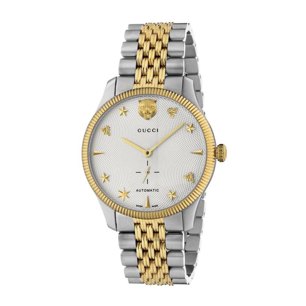 Vivienne westwood smithfield textured blue and gold plated detail dial gold stainless steel bracelet mens discount watch