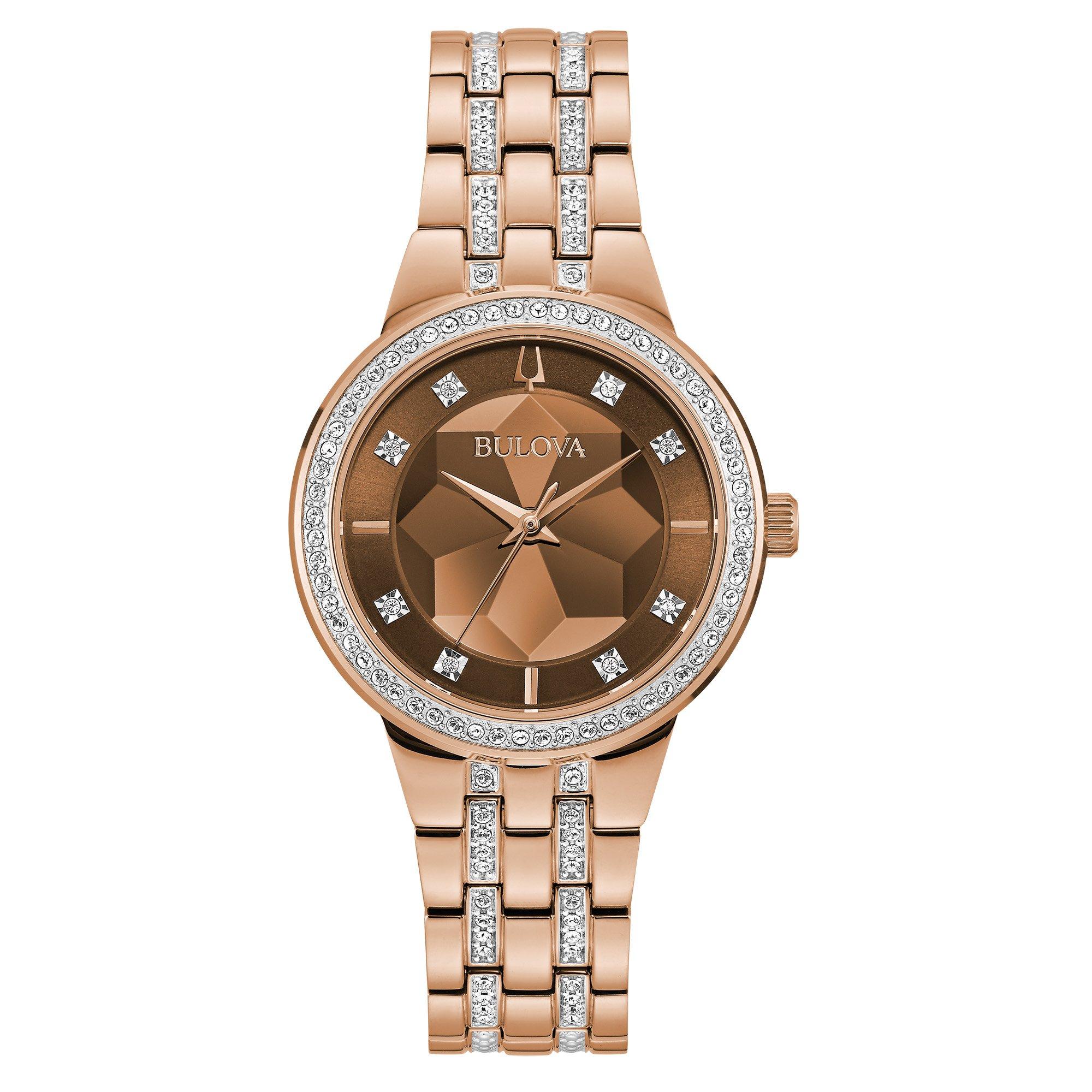 Phantom Rose Gold Tone Crystal Ladies Watch
