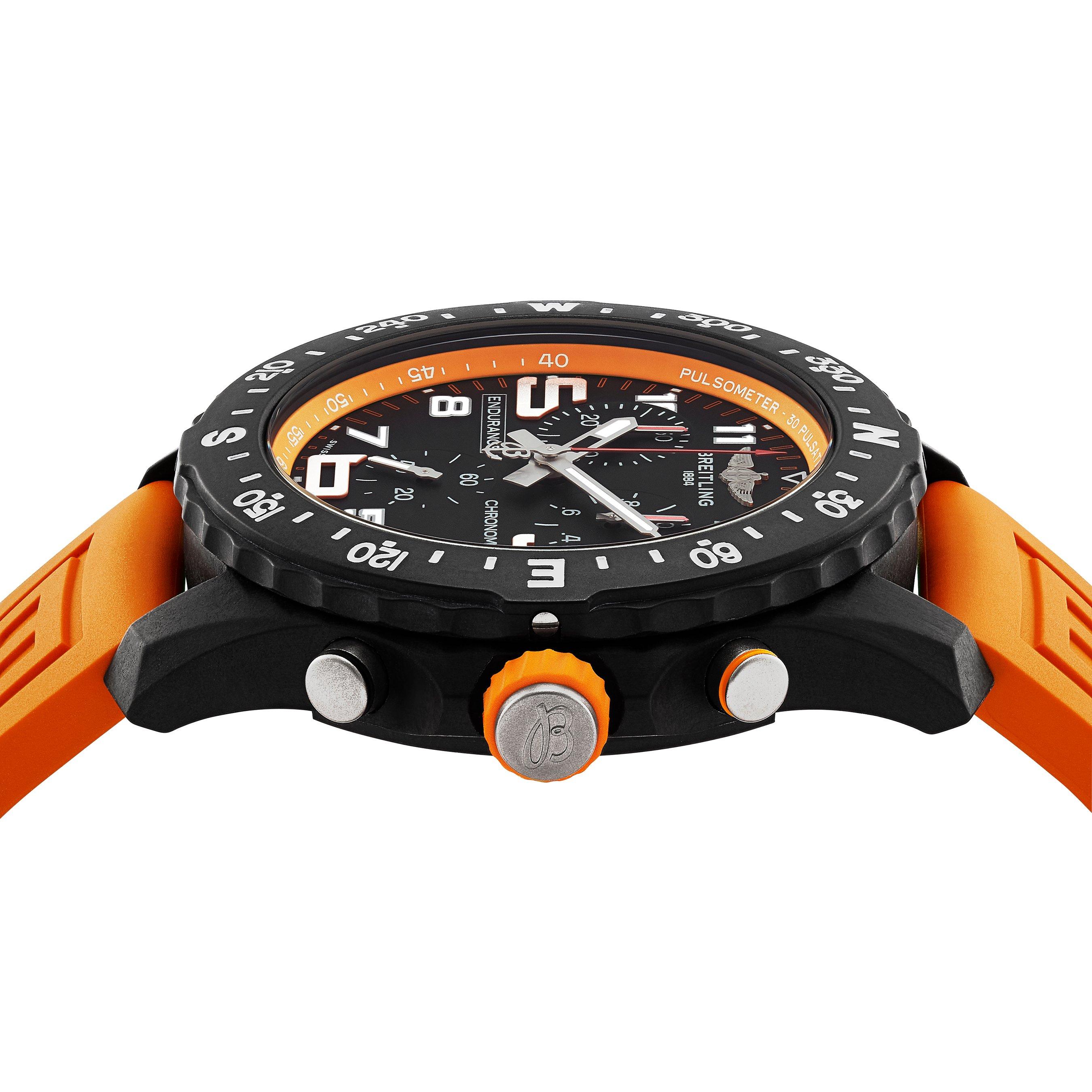 Breitling Endurance Pro Chronometer Orange Men's Watch