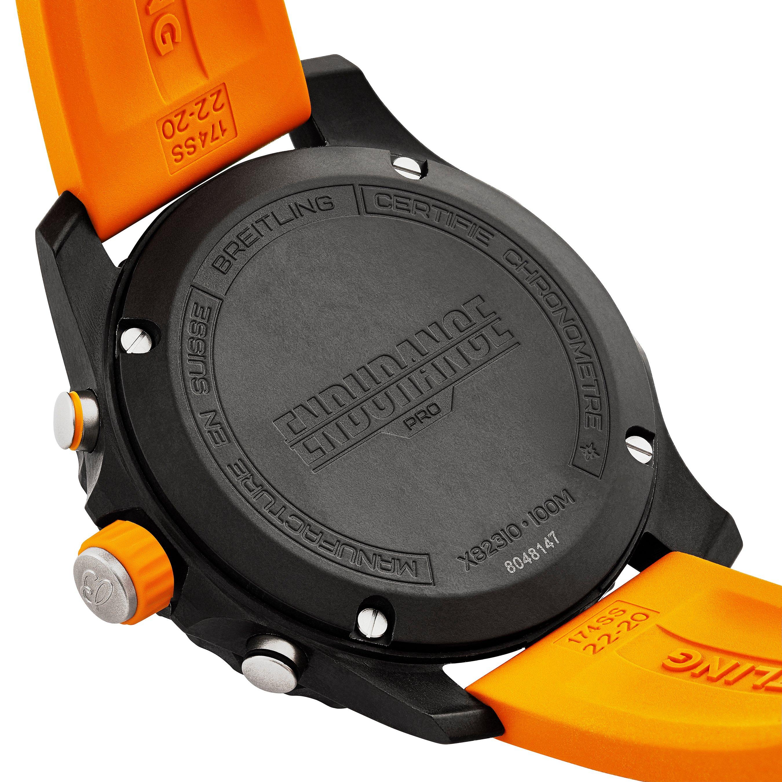 Breitling Endurance Pro Chronometer Orange Men's Watch