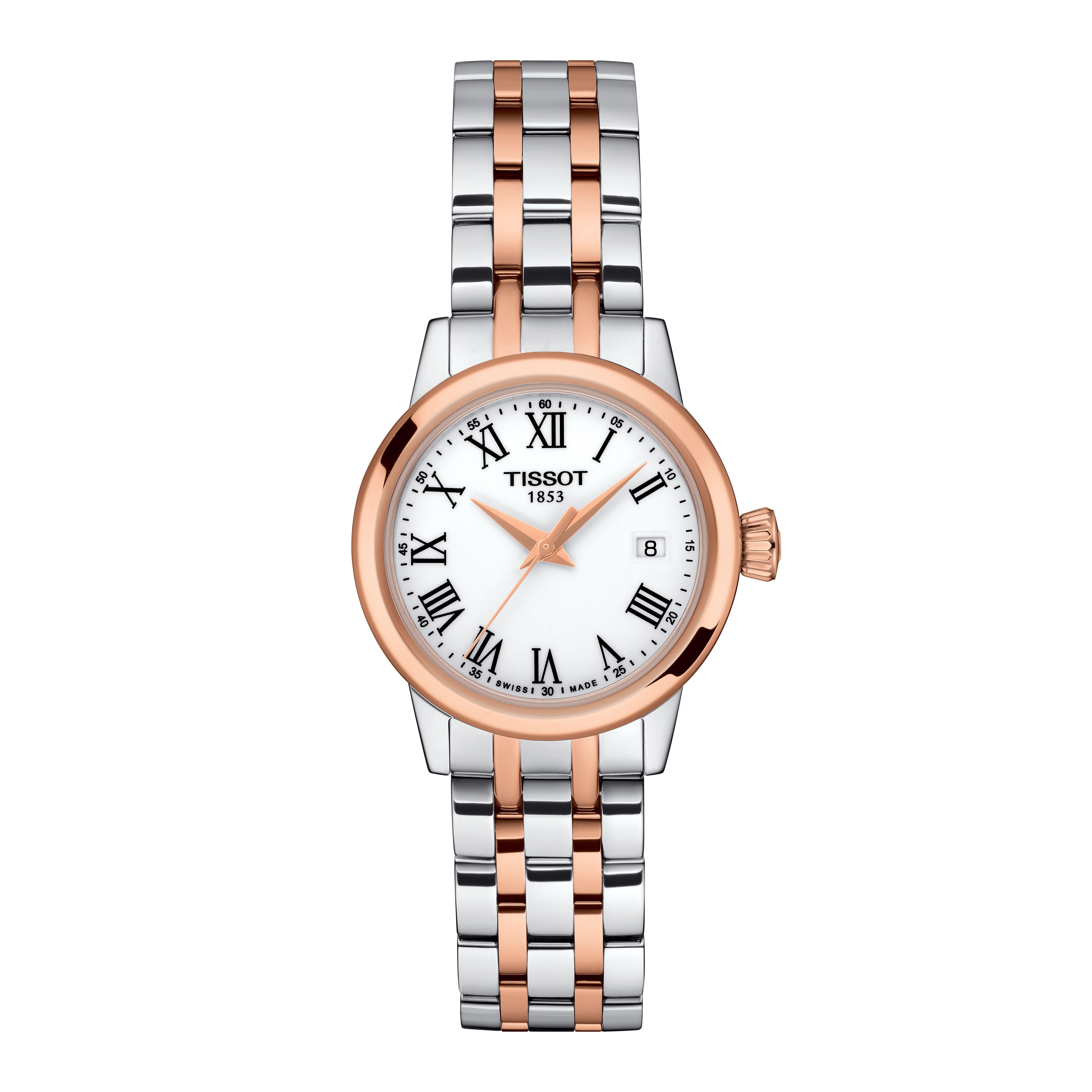 Tissot Classic Dream 28mm Stainless Steel and Rose Gold Plated