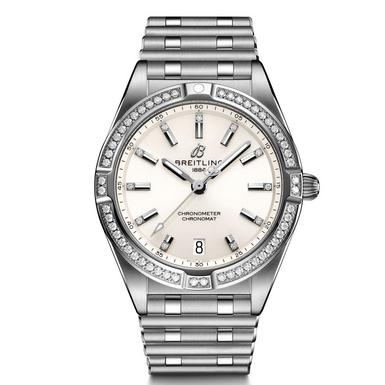 Breitling Chronomat 32 Stainless Steel Diamond Quartz Ladies Watch