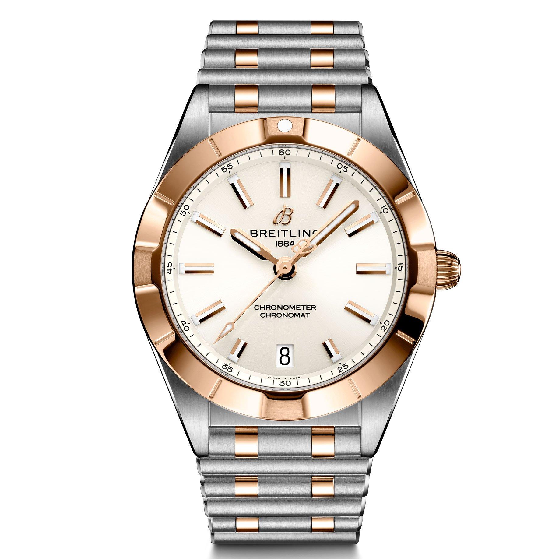 Breitling Chronomat 32 Steel and 18ct Rose Gold Quartz Ladies Watch