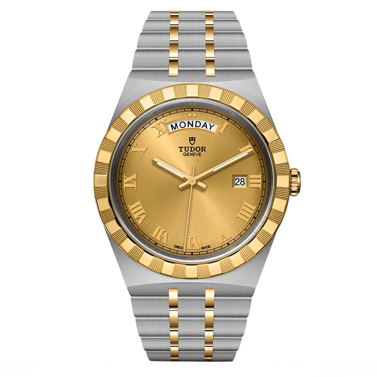 18ct gold best sale watch men's