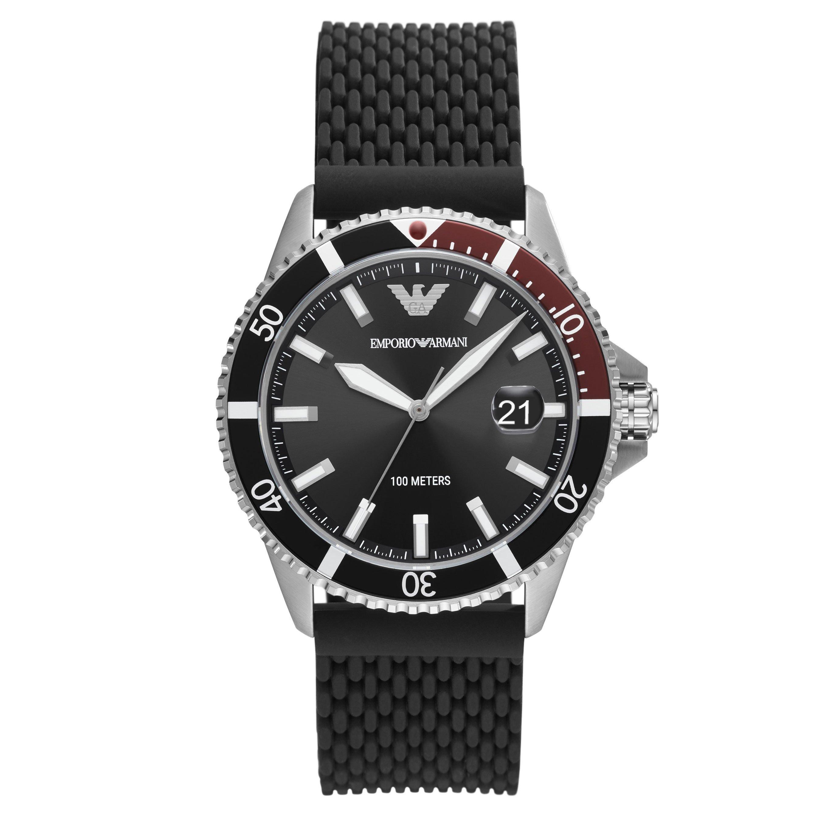 Emporio Armani Men's Watch AR11341 42 mm, Black Dial Beaverbrooks