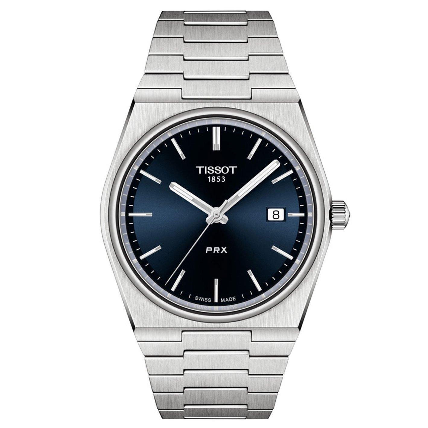 Tissot T Classic PRX Blue Quartz Men s Watch