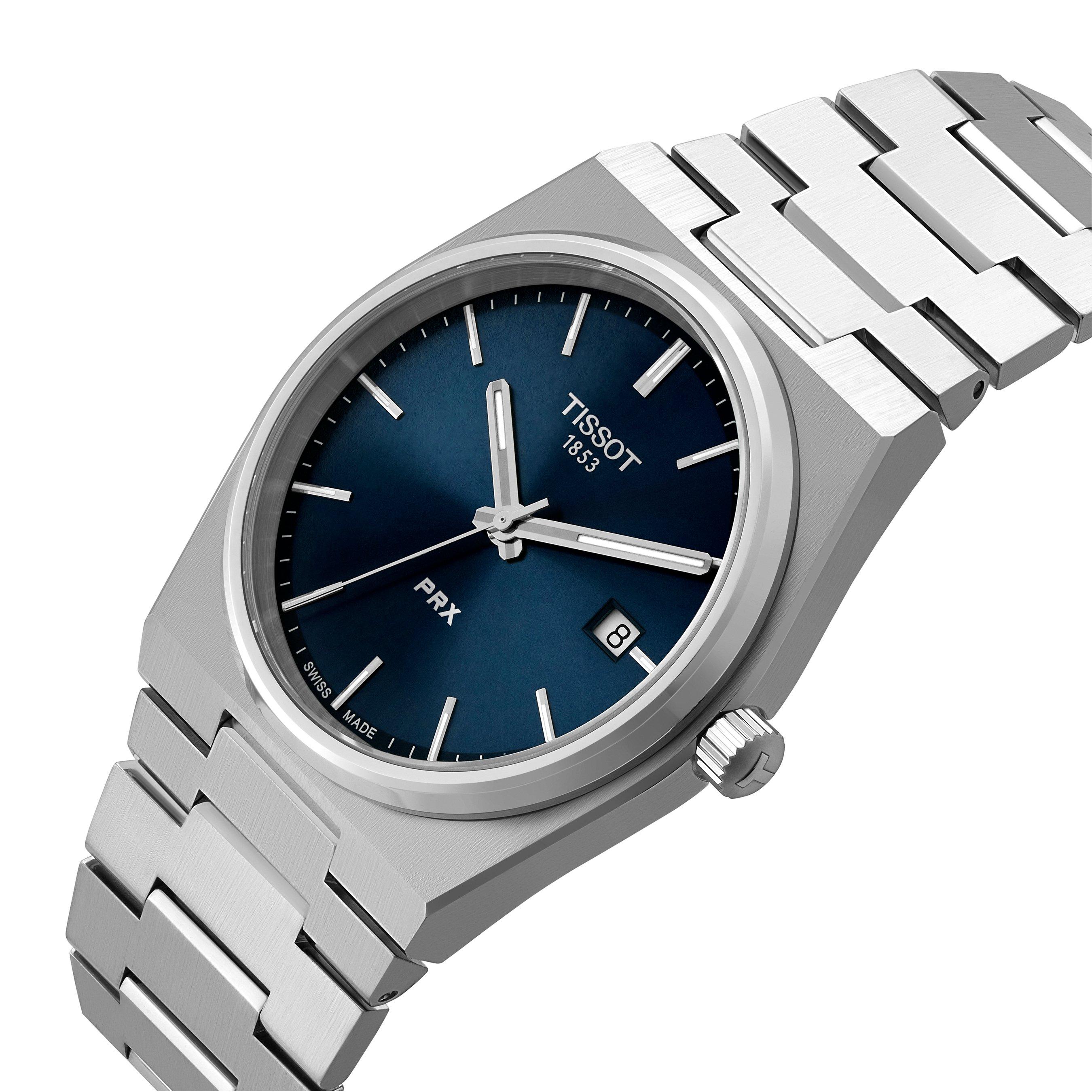 Tissot T Classic PRX Blue Quartz Men s Watch T1374101104100 40