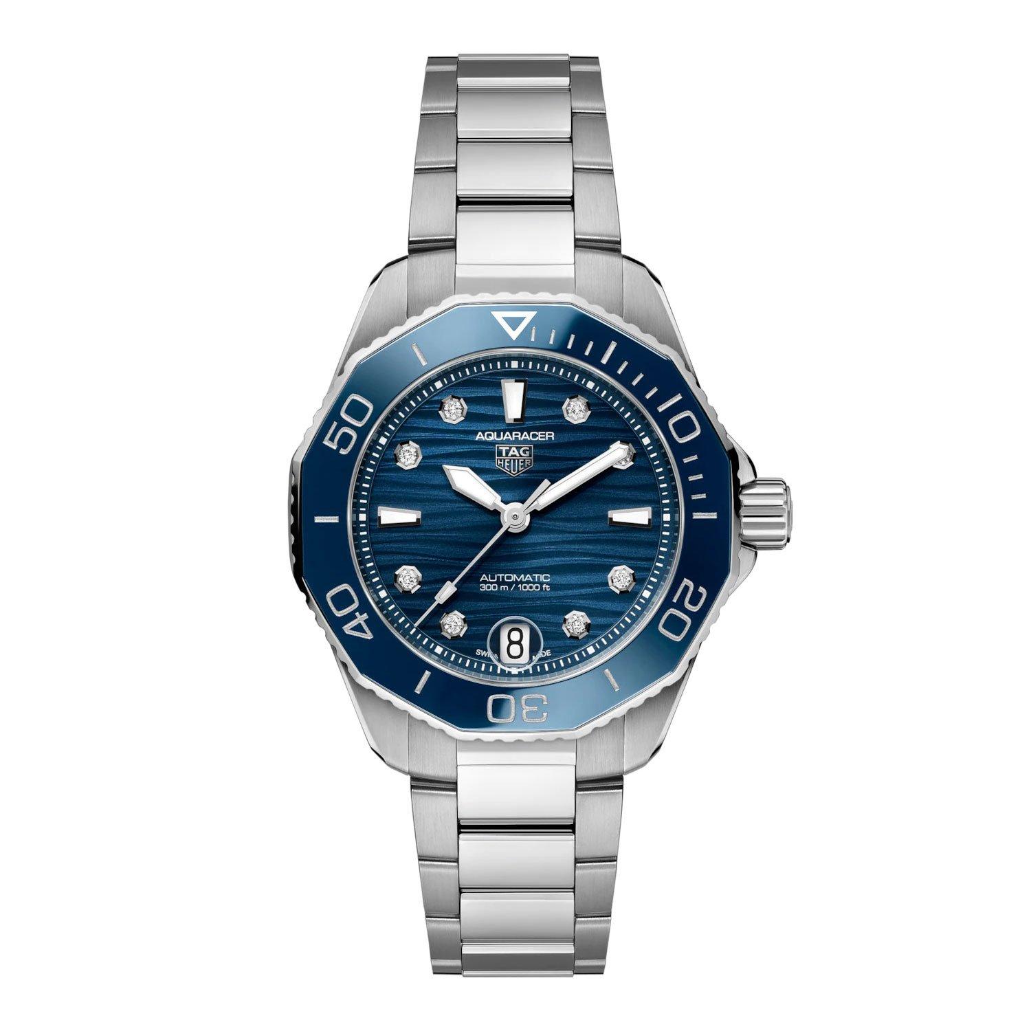 Tag heuer women's blue face hot sale