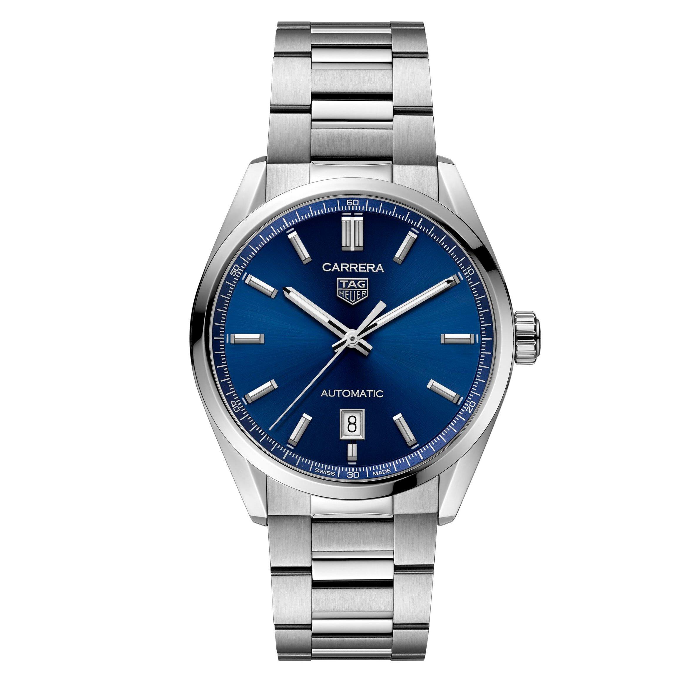 TAG Heuer Carrera 39mm Automatic Men s Watch WBN2112.BA0639 39 mm Blue Dial Beaverbrooks