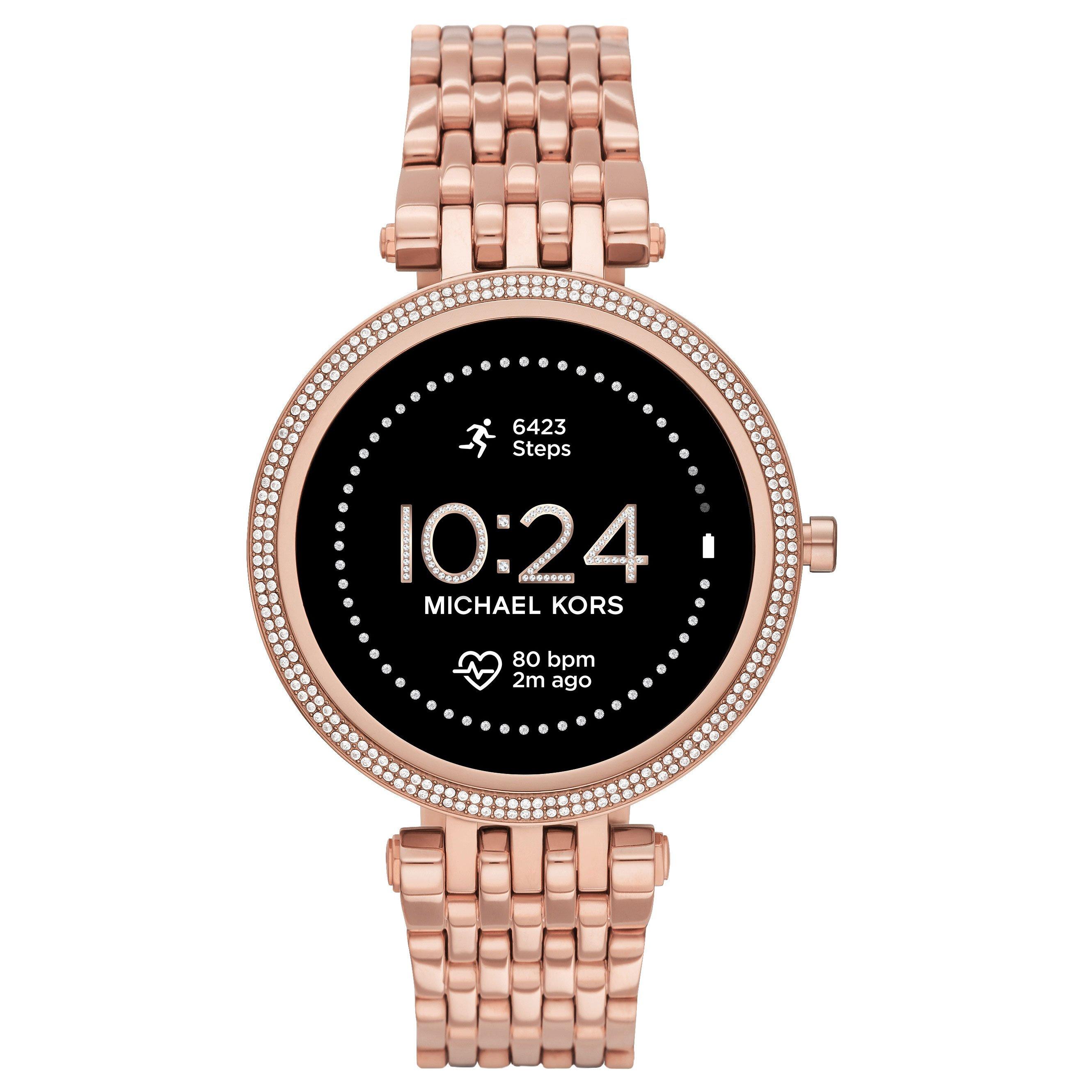 Michael kors rose hot sale gold access smartwatch