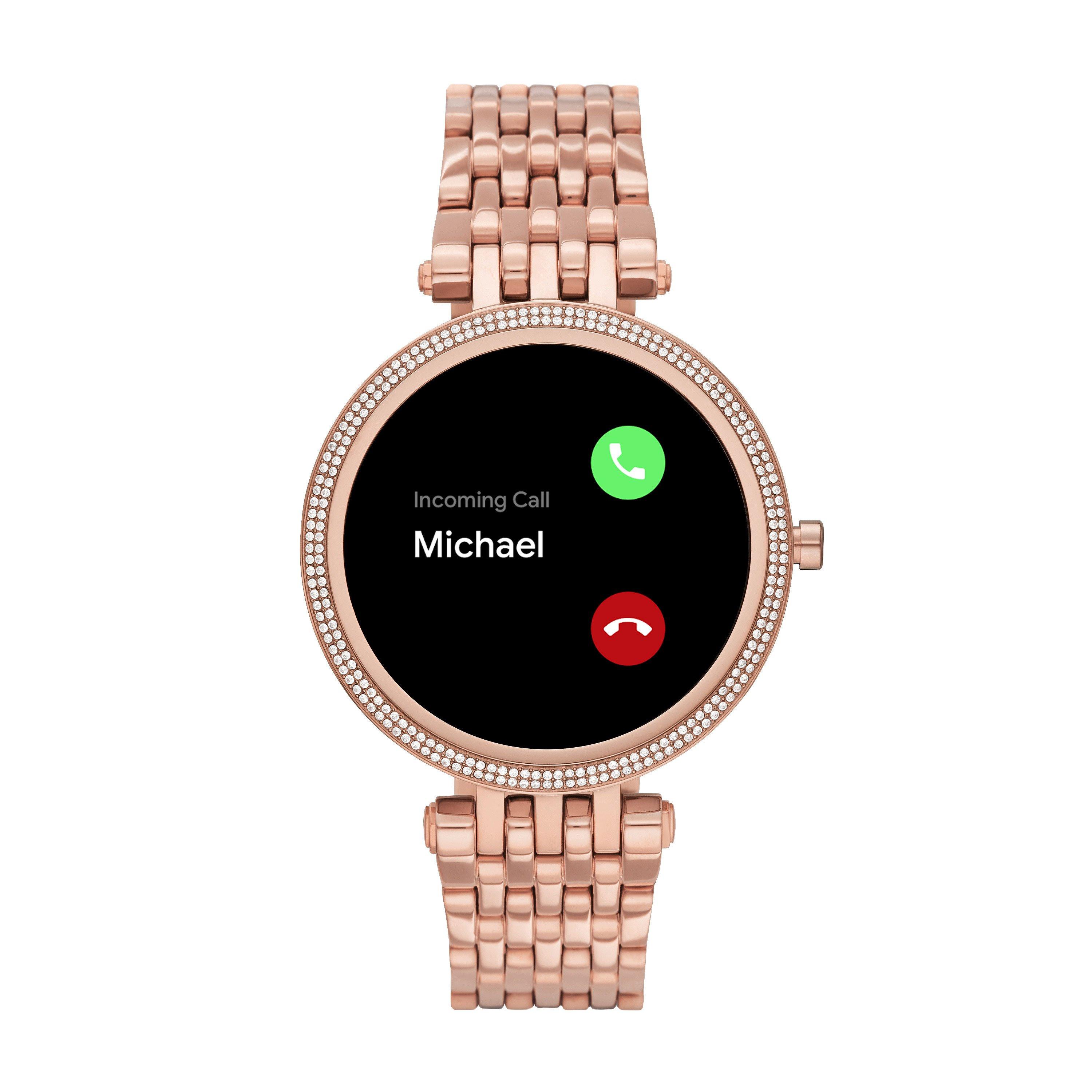 Michael Kors Access Darci Rose Gold Plated Smartwatch MKT5128 | 43 mm ...