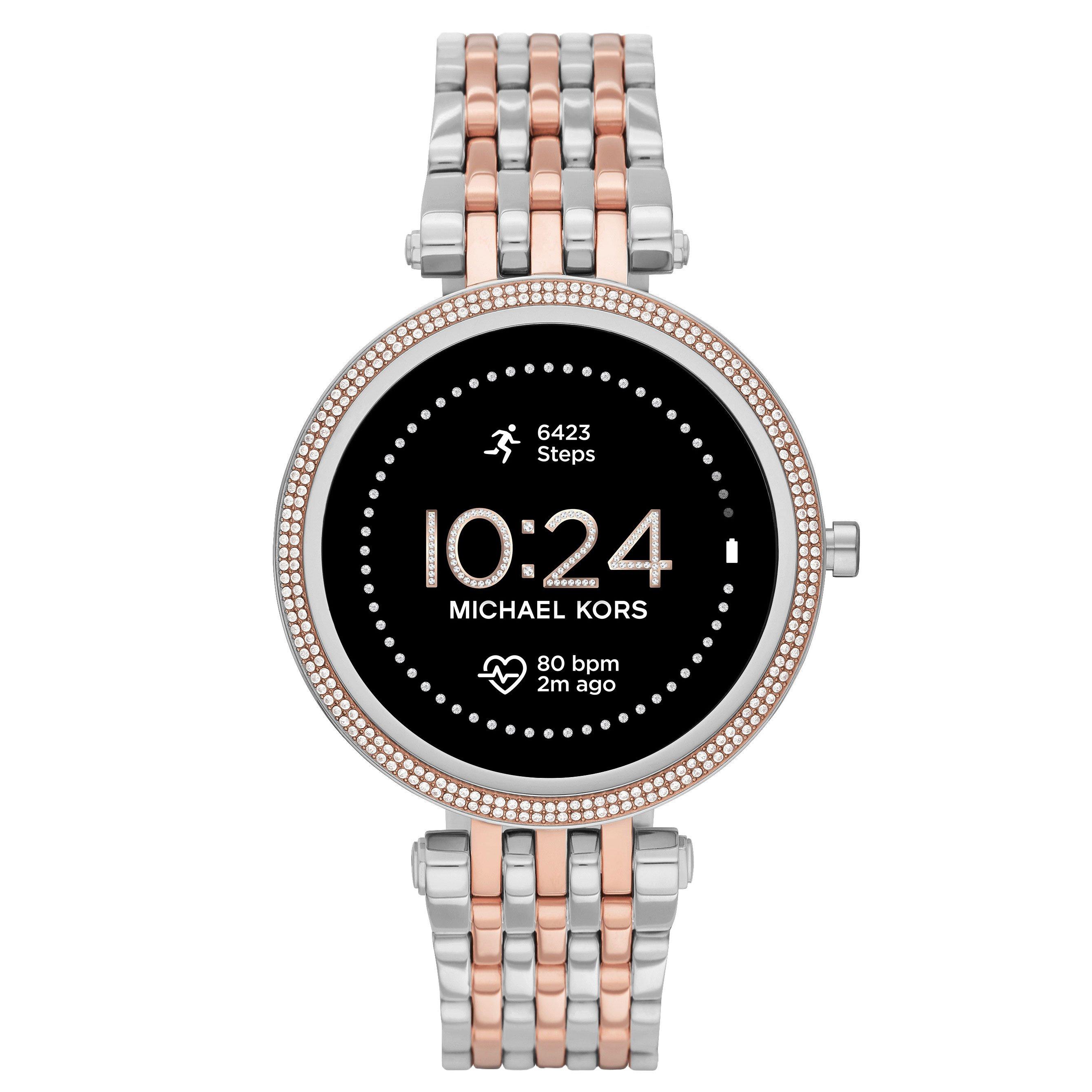 Rose gold michael kors hotsell smart watch