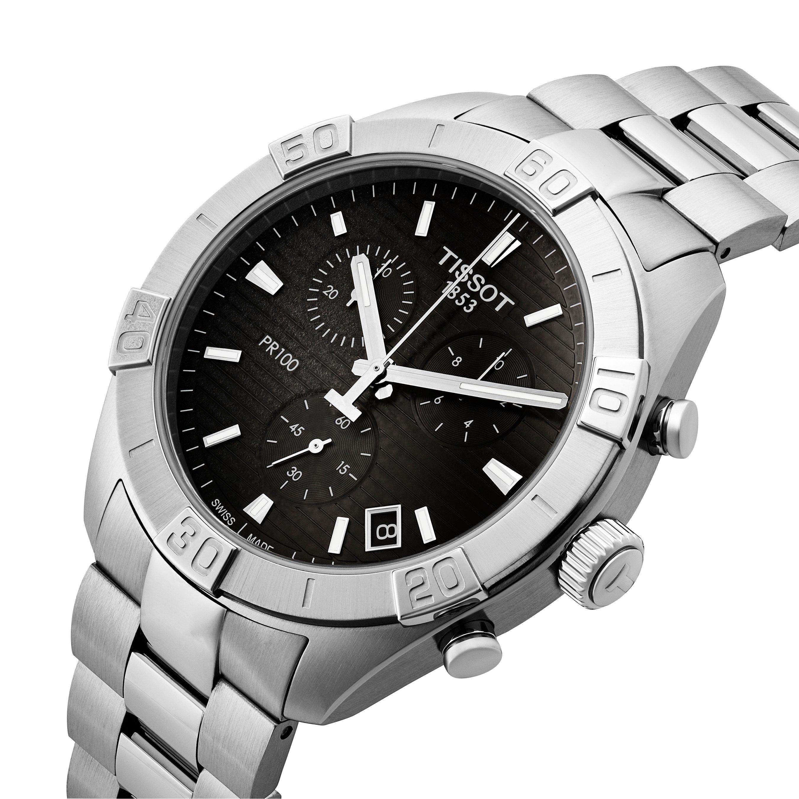 Tissot mens clearance pr 100 chronograph