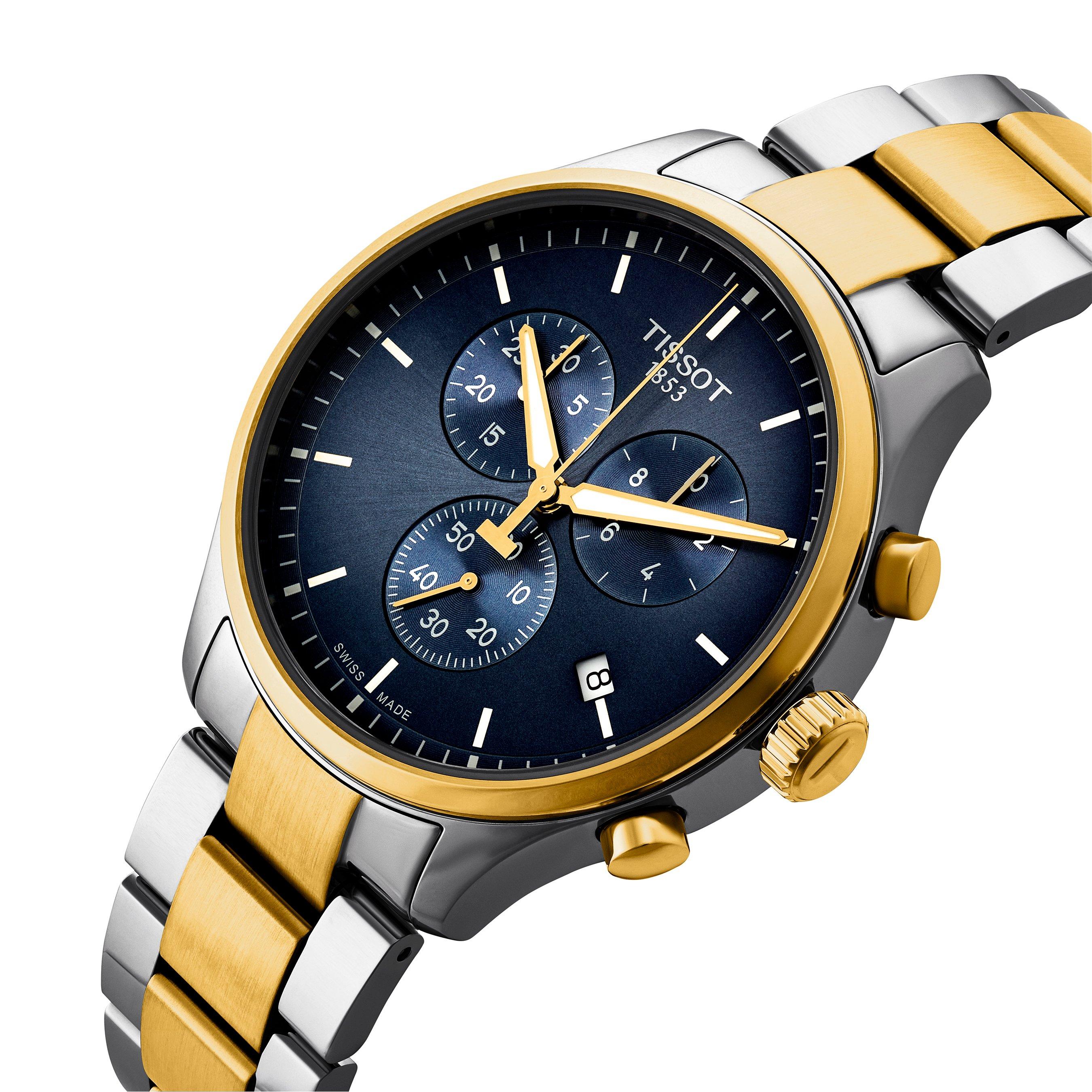 Tissot T Classic Chrono XL Classic Steel and Gold Plated Men s