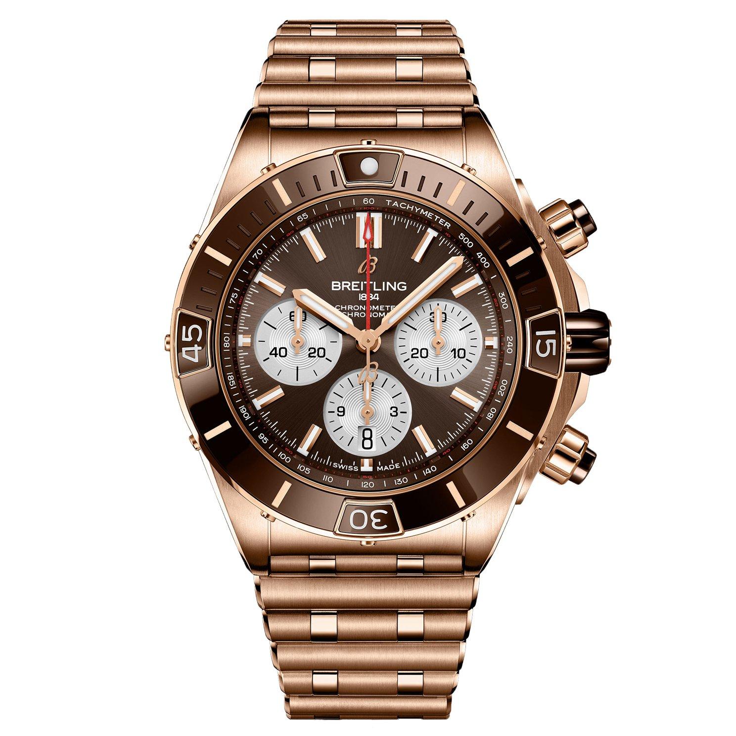 Breitling Super Chronomat B01 44mm 18ct Rose Gold Automatic Men's Watch