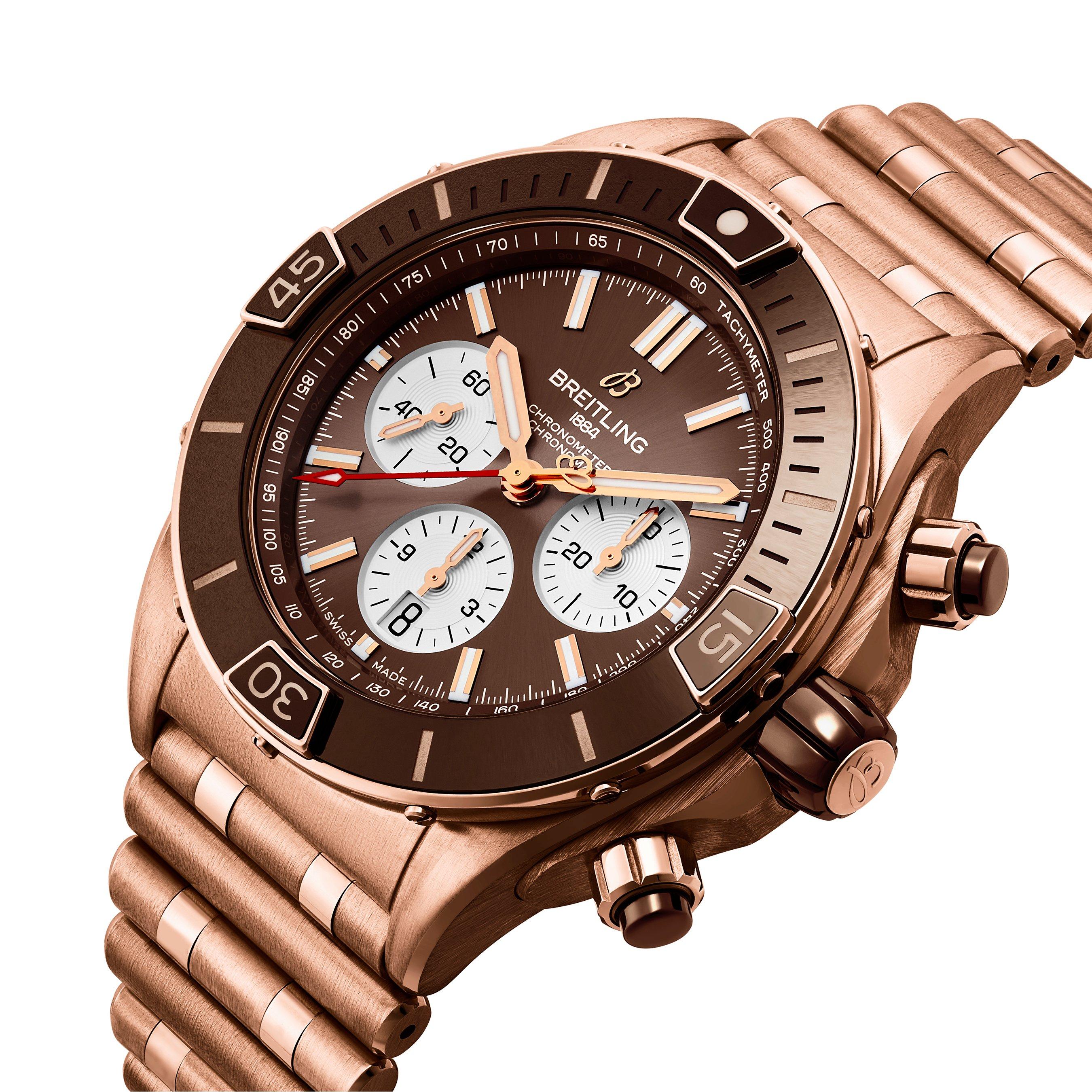 Breitling Super Chronomat B01 44mm 18ct Rose Gold Automatic Men's Watch