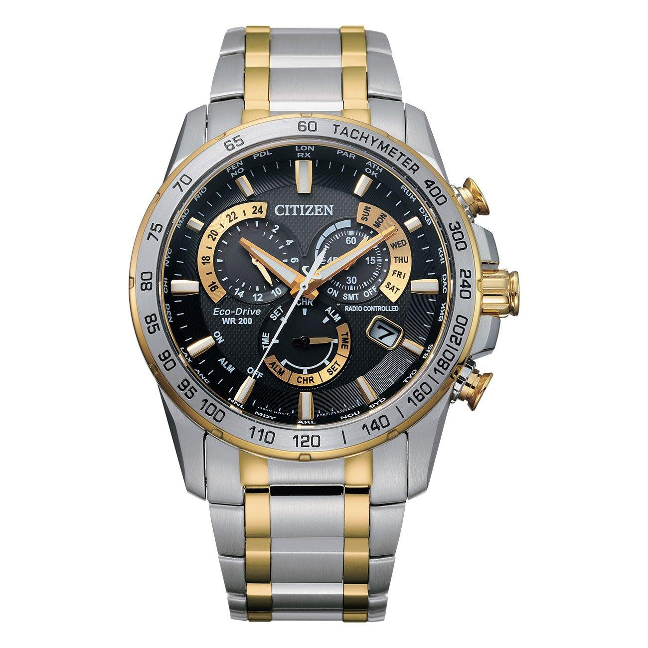 Citizen Perpetual Chrono A T Steel and Gold Tone Men s Watch