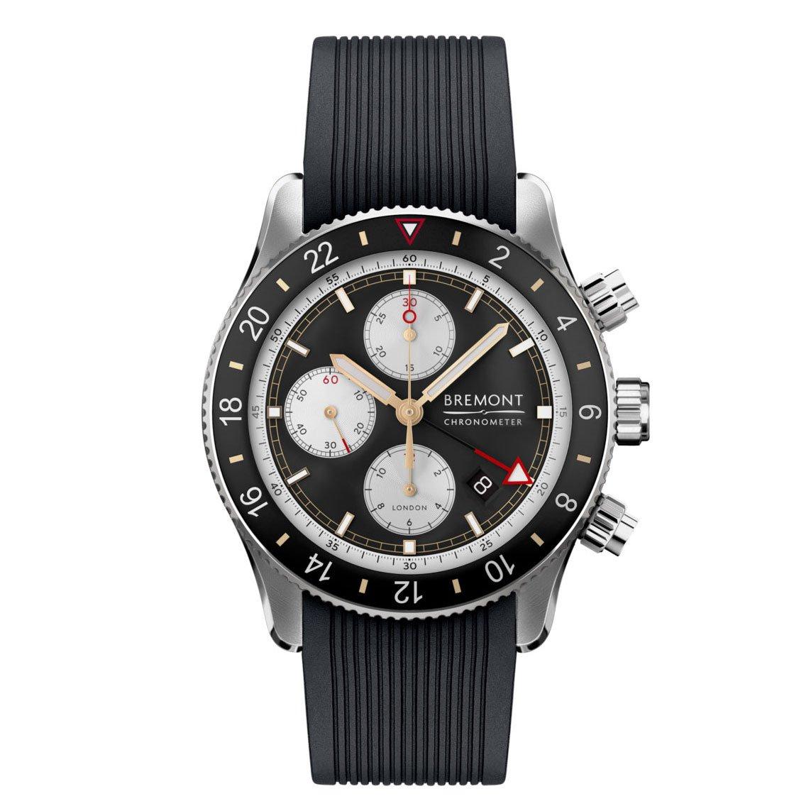 Bremont Supermarine Chrono 43mm Automatic Men's Watch SMARINECHRONO-BK ...