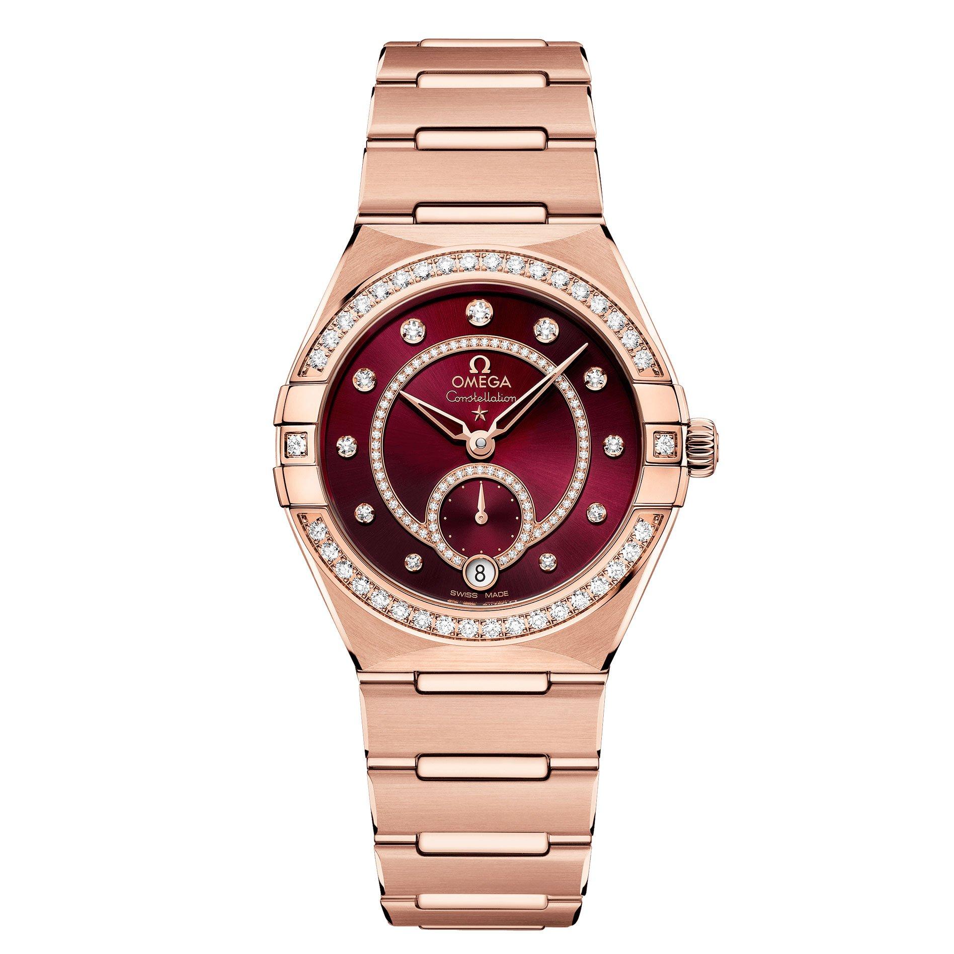 Omega rose gold hot sale watch womens