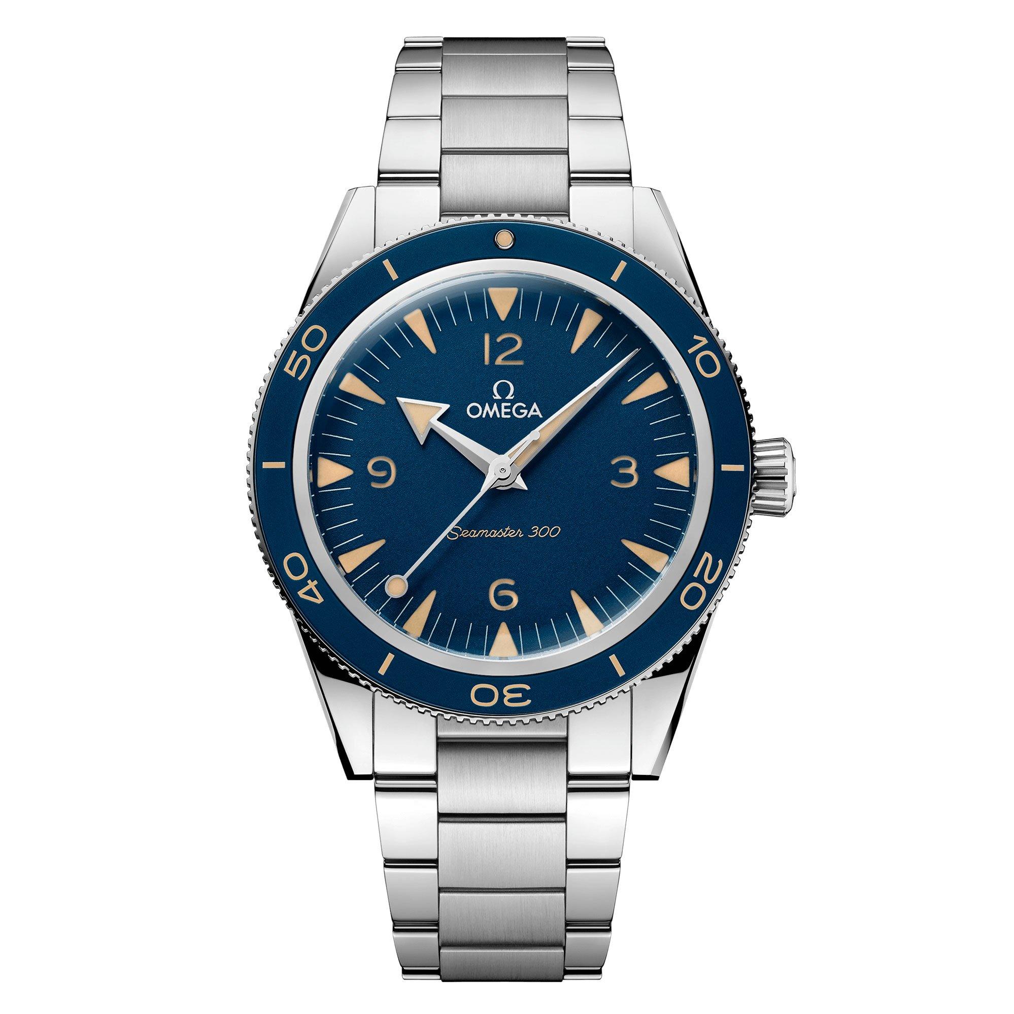 omega seamaster 300m co-axial master chronometer men's watch 234.30.41.21.03.001, size 41mm