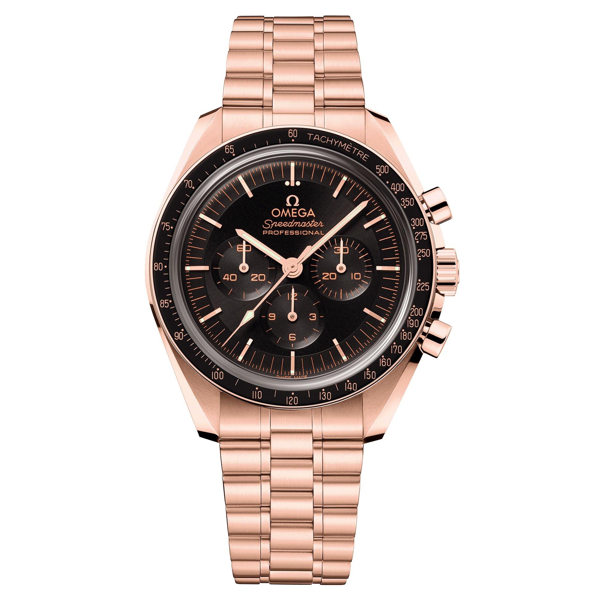 Omega black and gold on sale watch