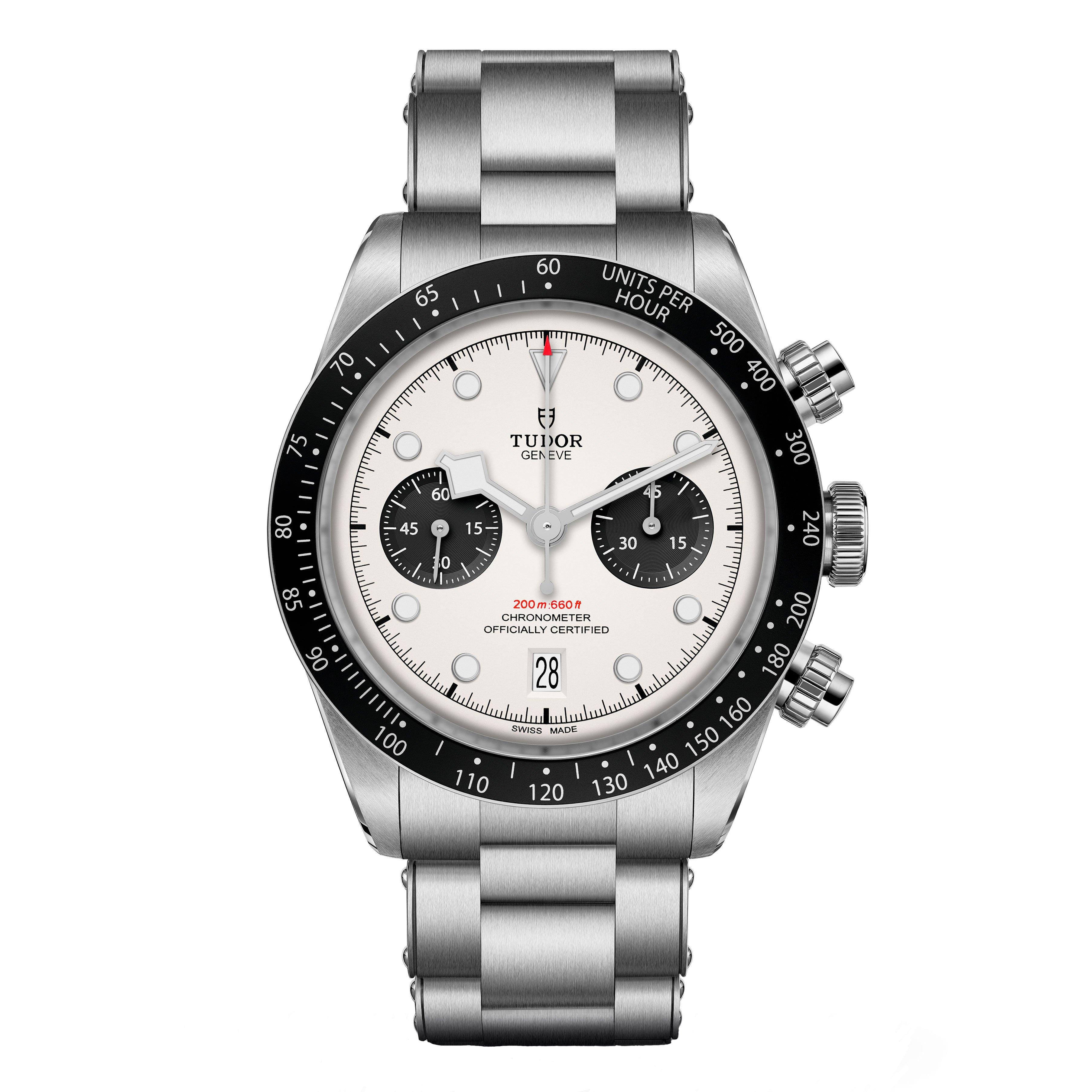 Tudor chronograph black on sale bay