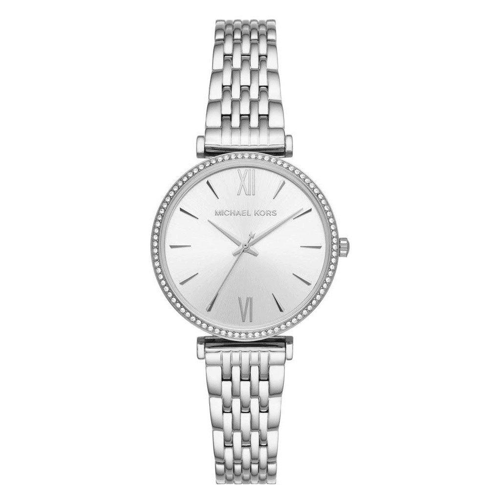 Michael Kors Maisie Ladies Watch MK4419 | 37 mm, Silver Dial | Beaverbrooks