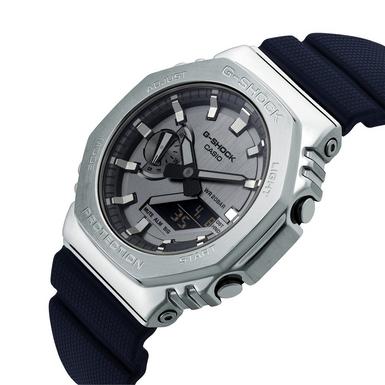 G-Shock Octagon GM-2100 Men's Watch GM-2100-1AER | 49.3 mm, Silver Dial ...