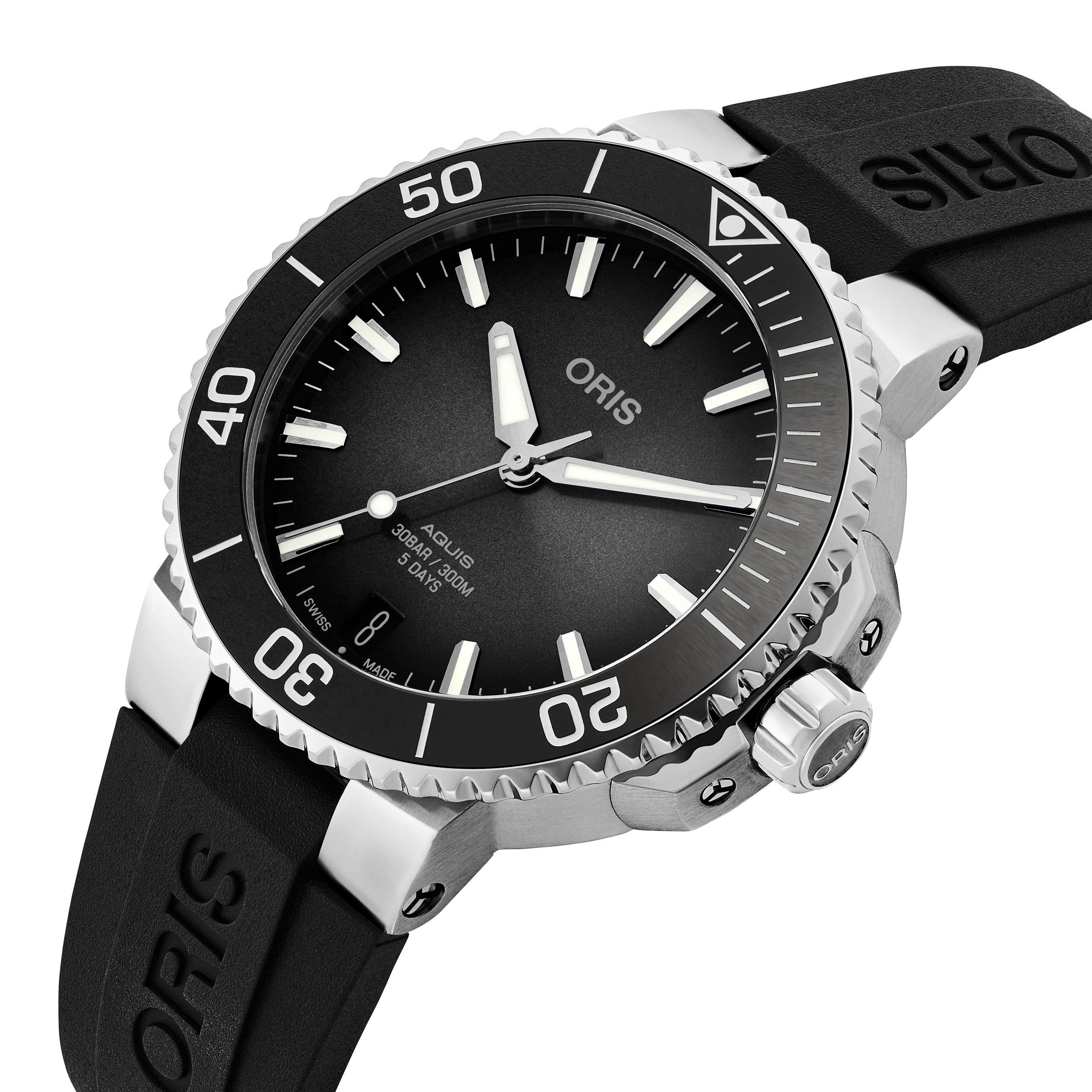 Oris Aquis Date Calibre 400 41.5mm Automatic Watch 01 400 7769 4154-07 ...