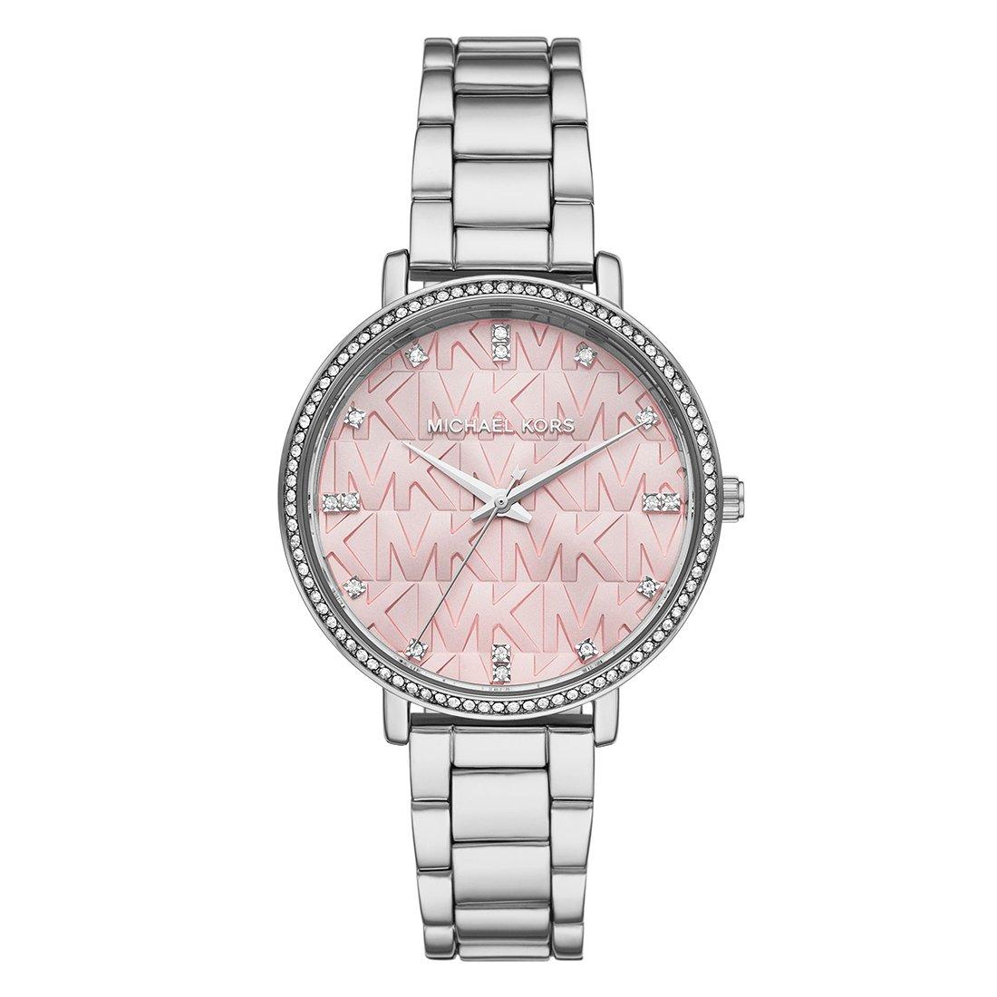 Mk deals pink watch