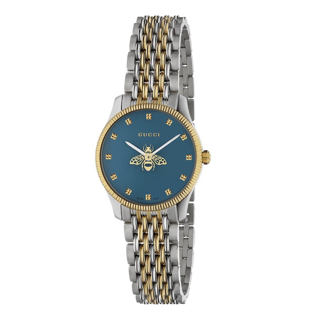 Gucci G-Timeless 29mm Stainless Steel and Yellow Gold Plated 