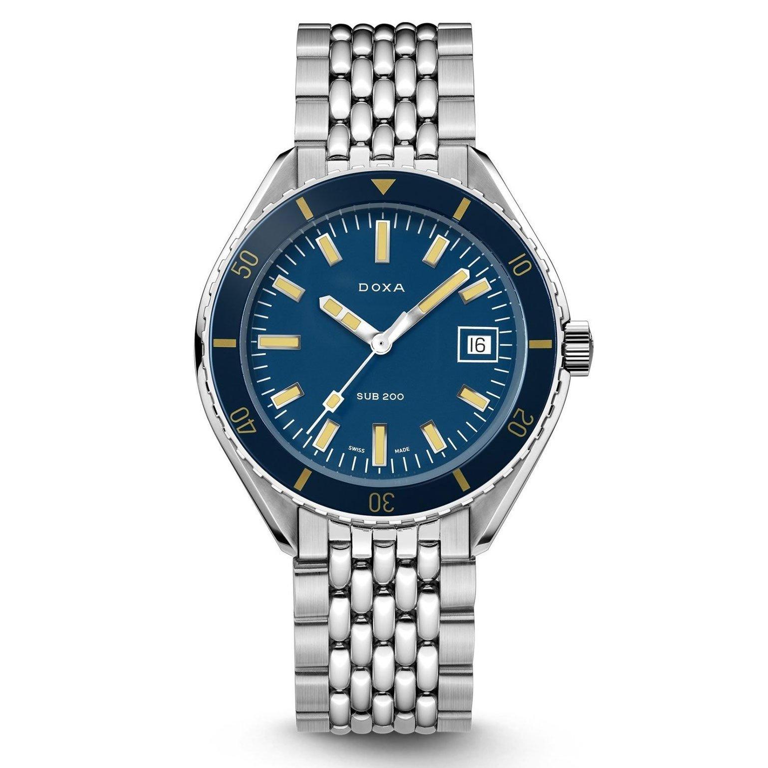 DOXA Sub 200 Carribean 42mm Automatic Men s Watch 799.10.201.10 42 mm Blue Dial Beaverbrooks