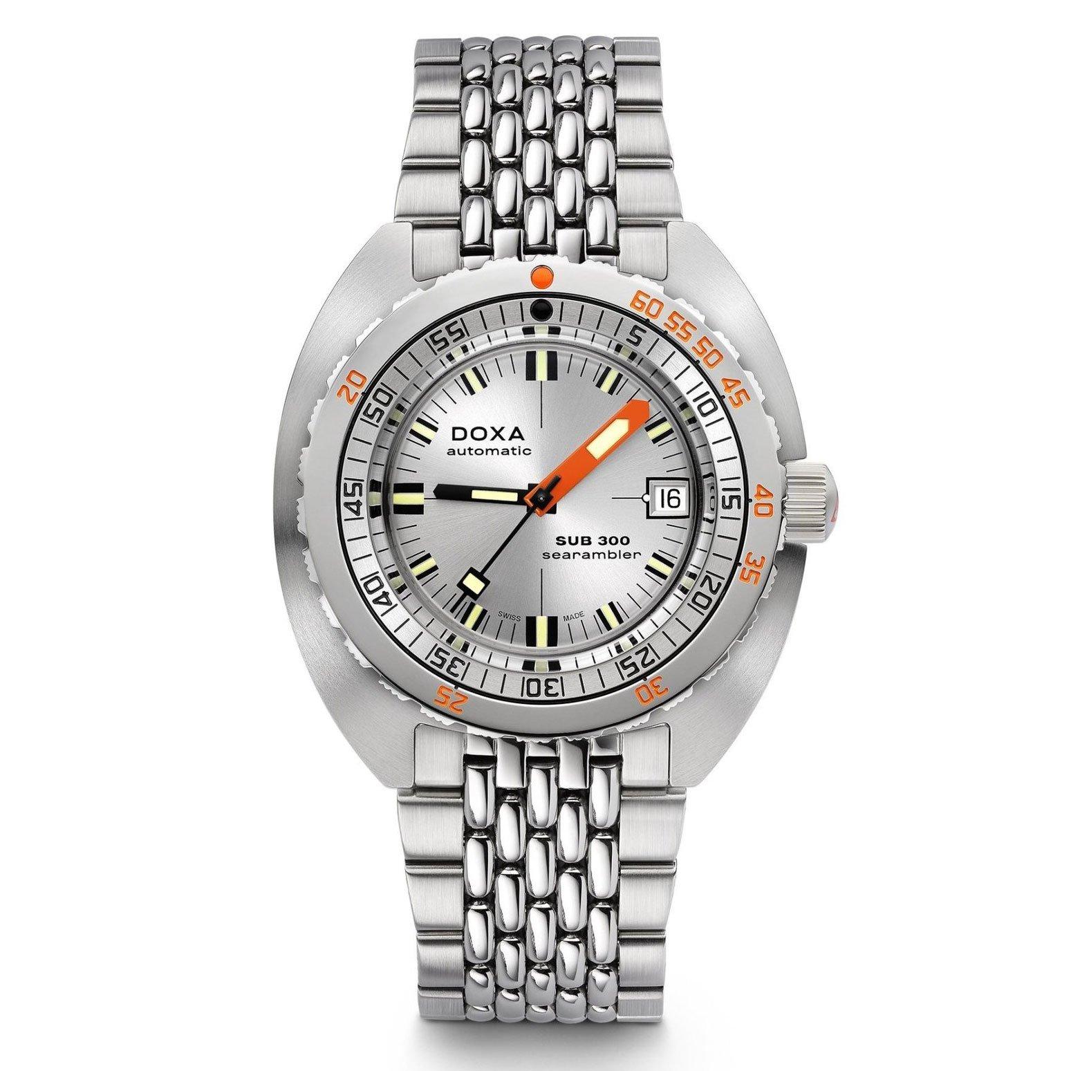 DOXA Sub 300 Searambler 42.5mm Automatic Men s Watch 821.10.021.10 42.5 mm Silver Dial Beaverbrooks