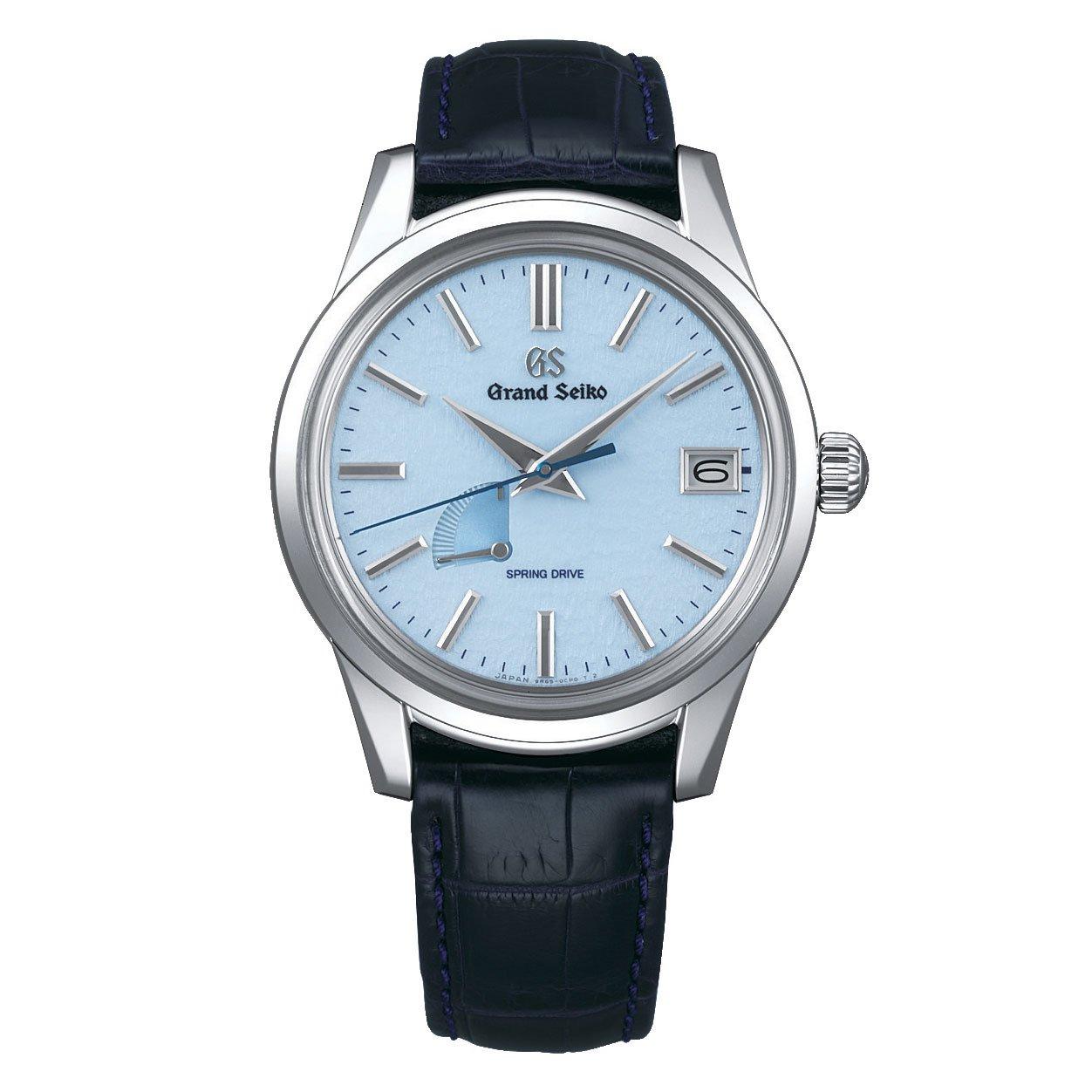 Grand Seiko Elegance Spring Drive Blue Snowflake Men s Watch