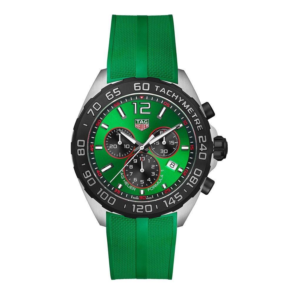 TAG Heuer Formula 1 Green Chronograph Quartz Men s Watch CAZ101AP