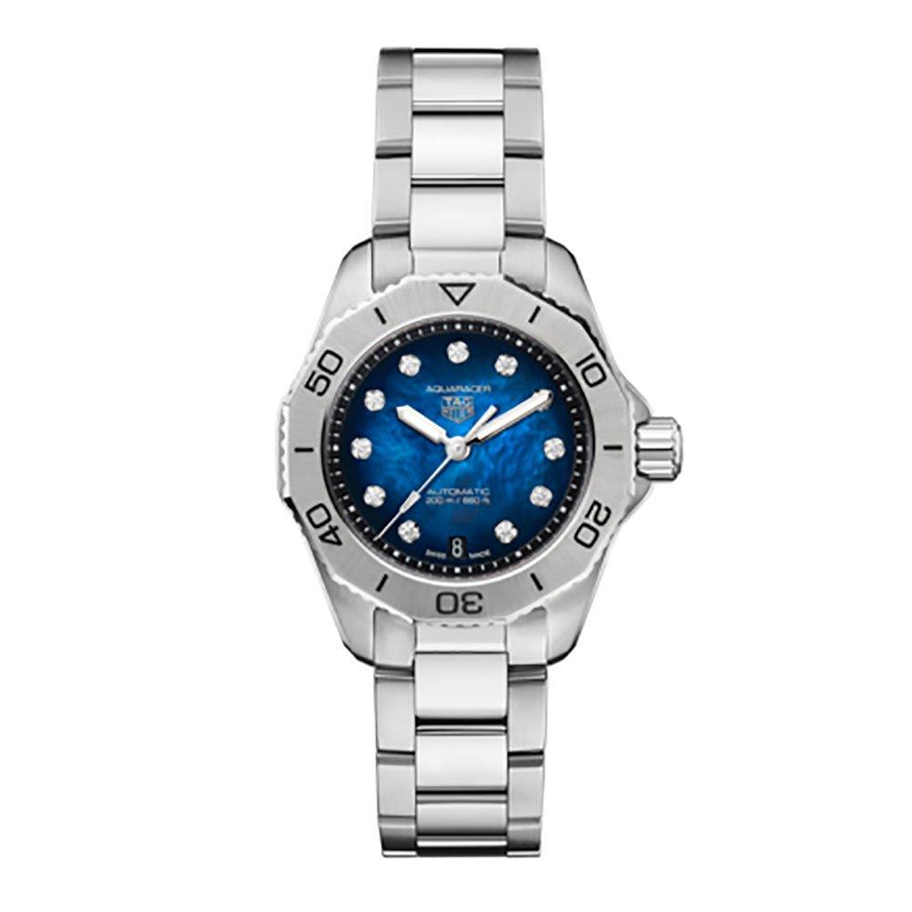 Tag heuer aquaracer ladies deals watch with 10 diamonds