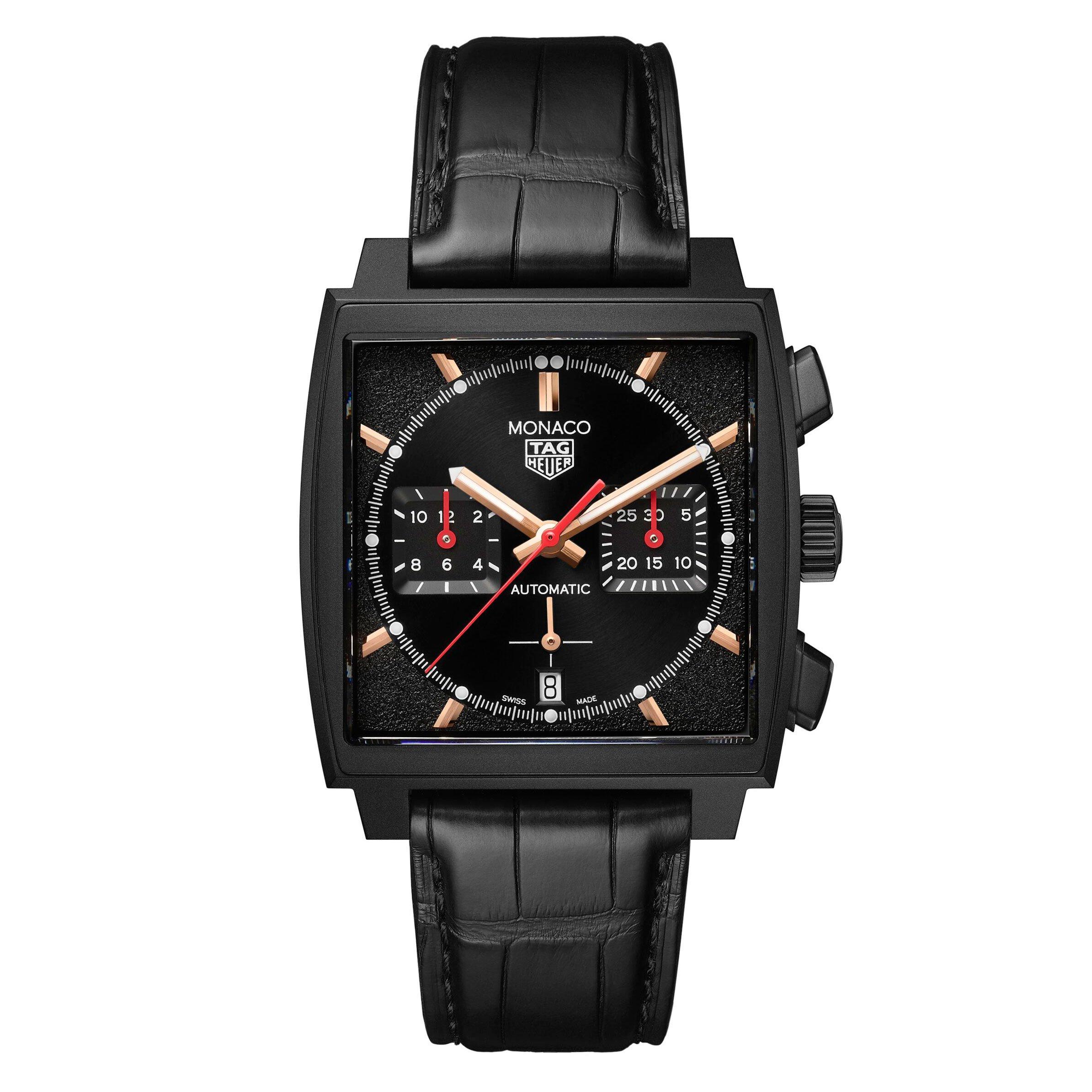 TAG Heuer Monaco Special Edition Black Chronograph Men s Watch