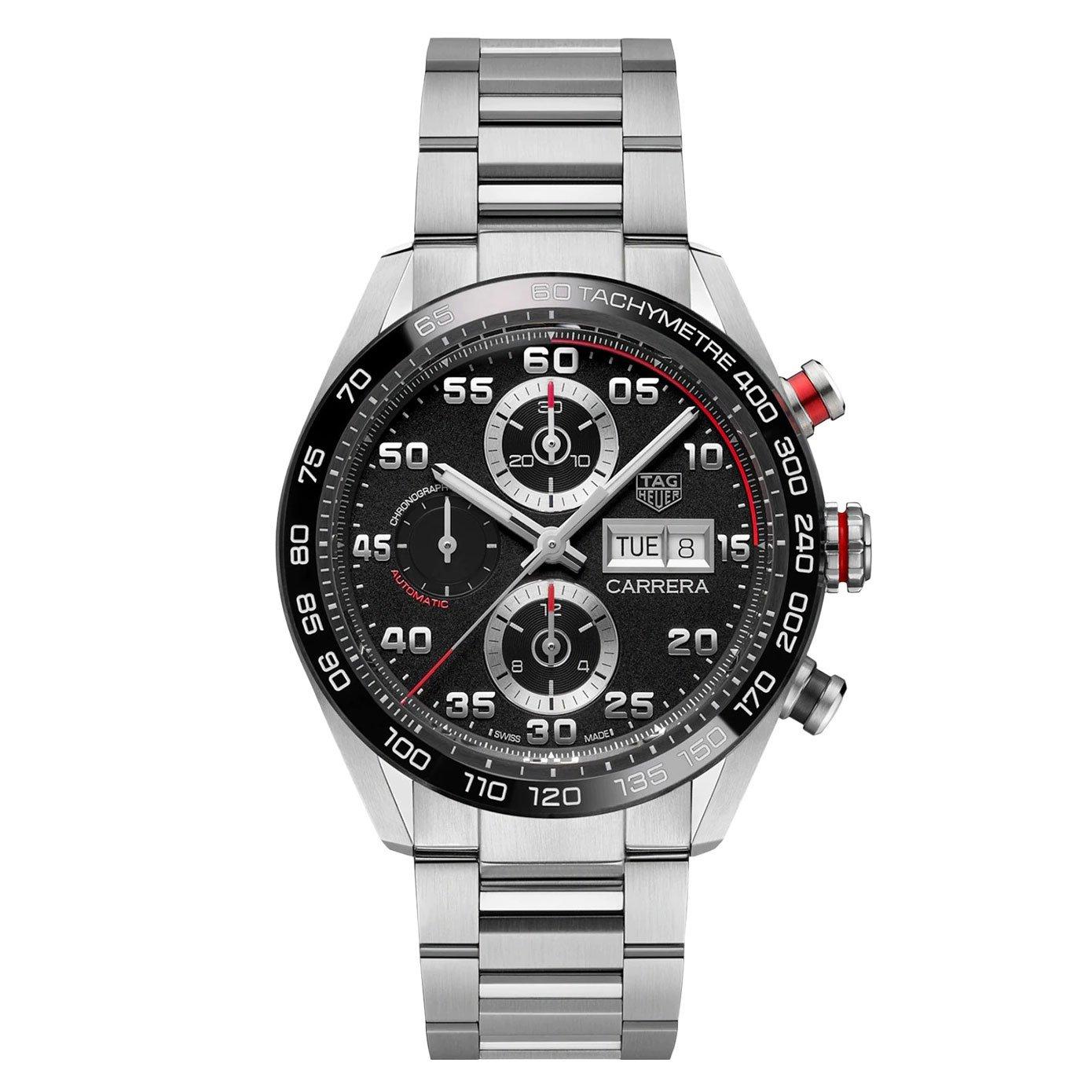 Black Tag Heuer Carrera Watch For Men, Model Name/Number: Automatic