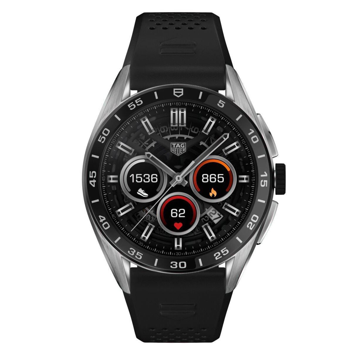 TAG Heuer 45mm Connected Calibre E4 Sports Smartwatch SBR8A10