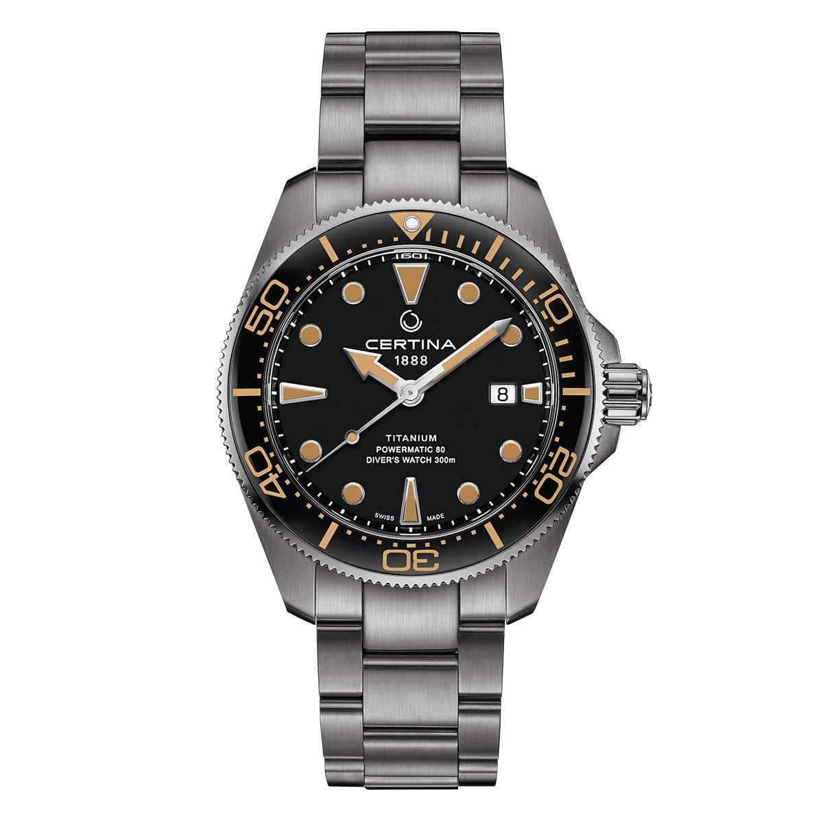 Certina DS Action Diver Powermatic 80 43mm Titanium Automatic