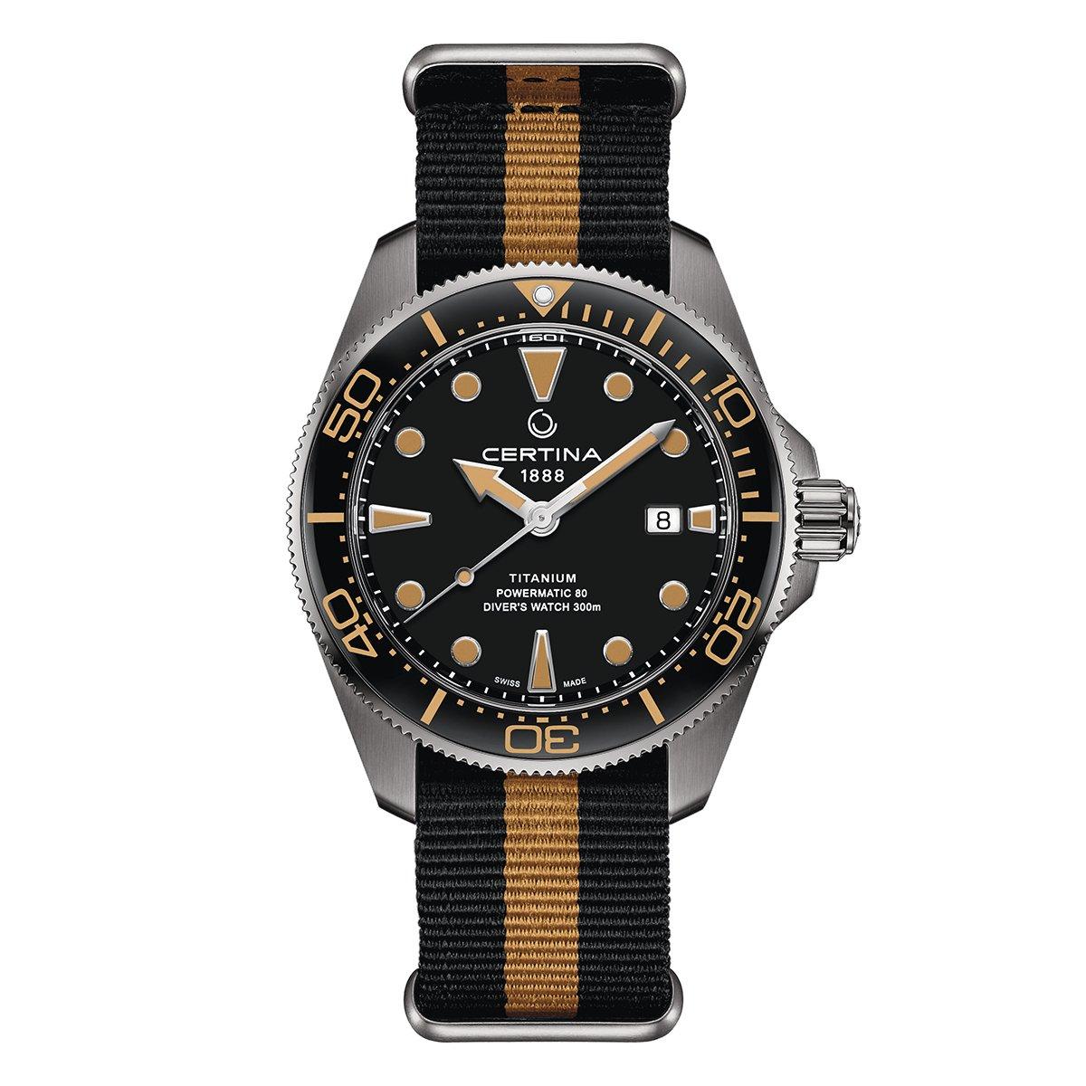 Certina action diver online titanium