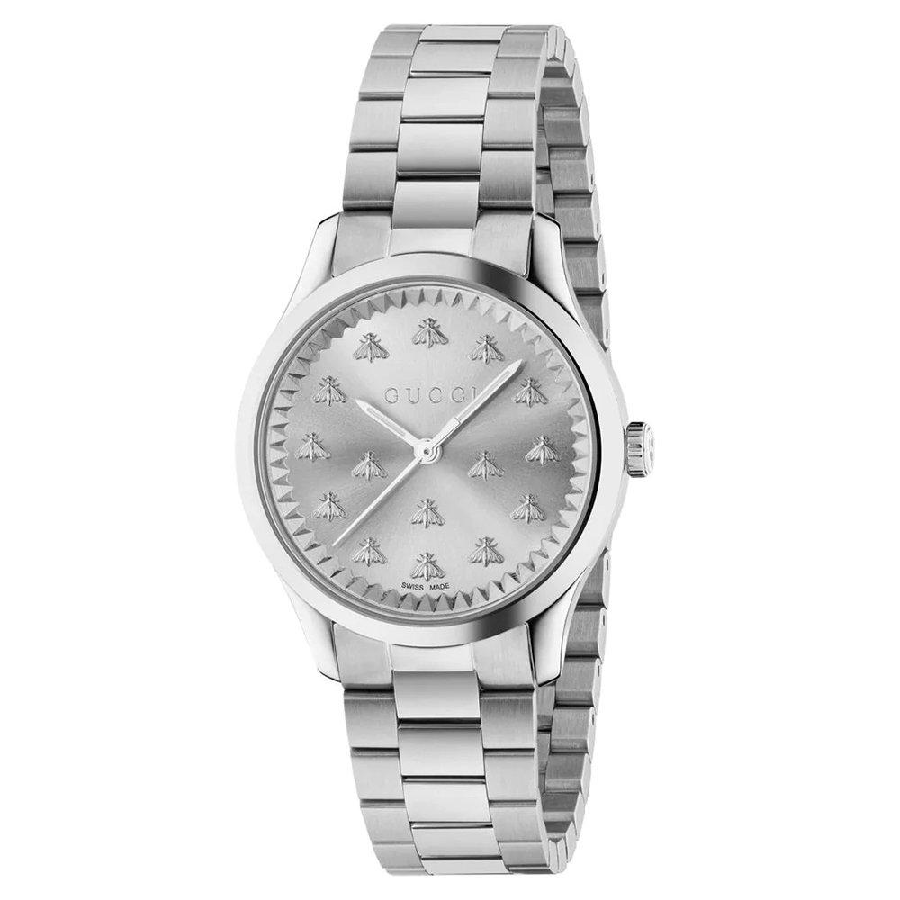 Gucci quartz 2024 watch silver